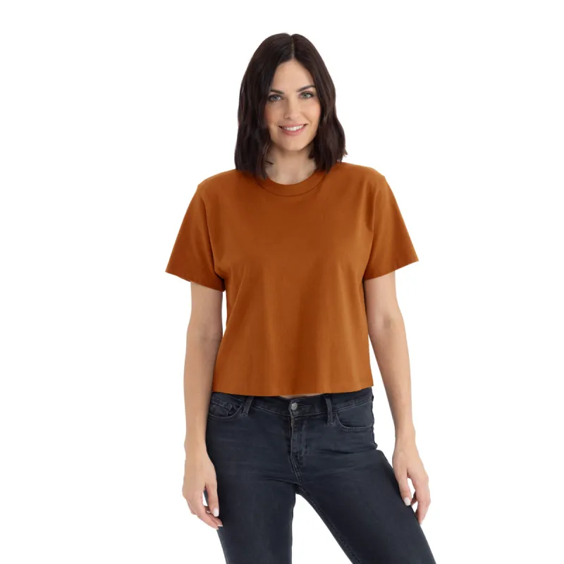 Women's Heavyweight High Waist Boxy T-Shirt made by Next Level Apparel