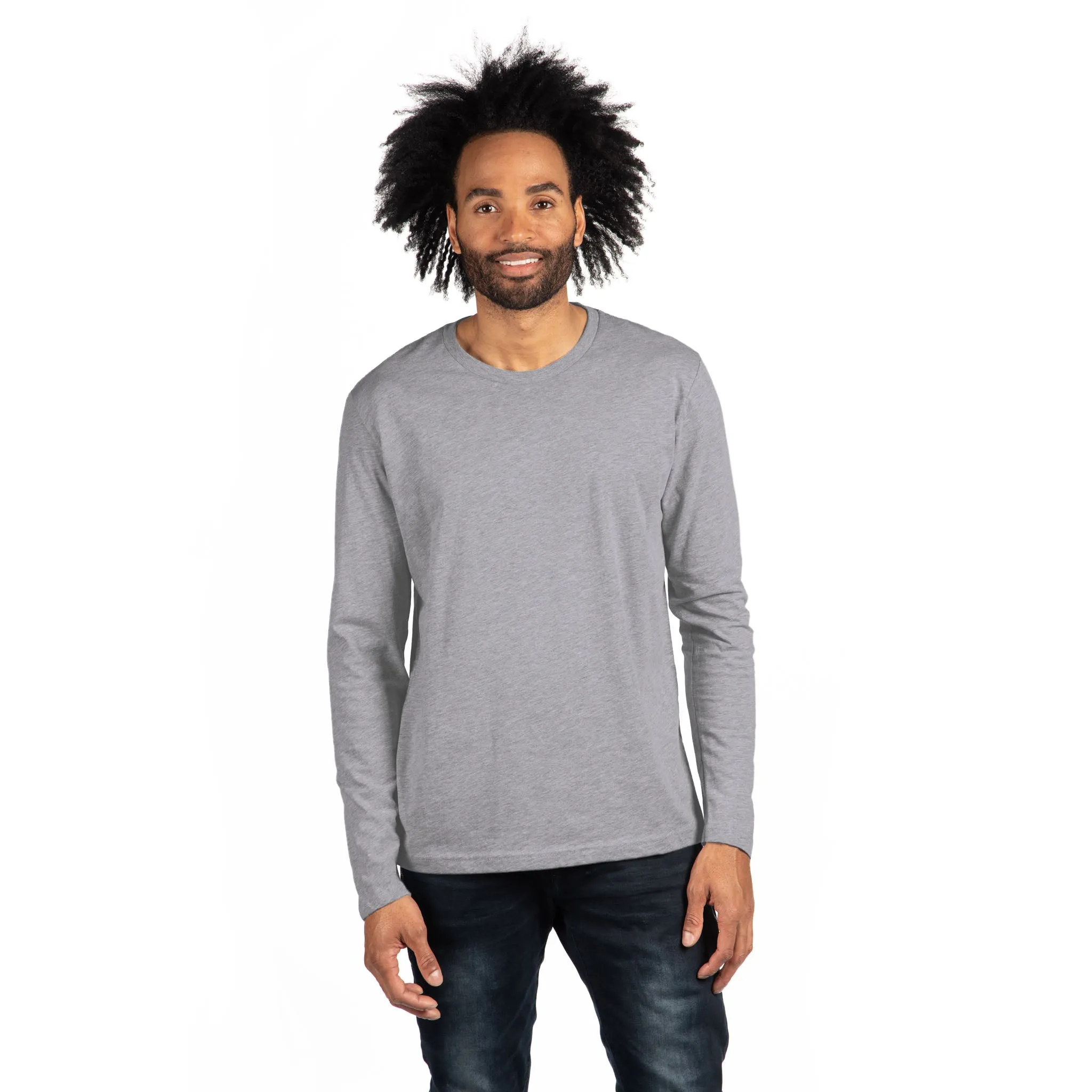 Cotton Long Sleeve T-Shirt sold by Next Level Apparel