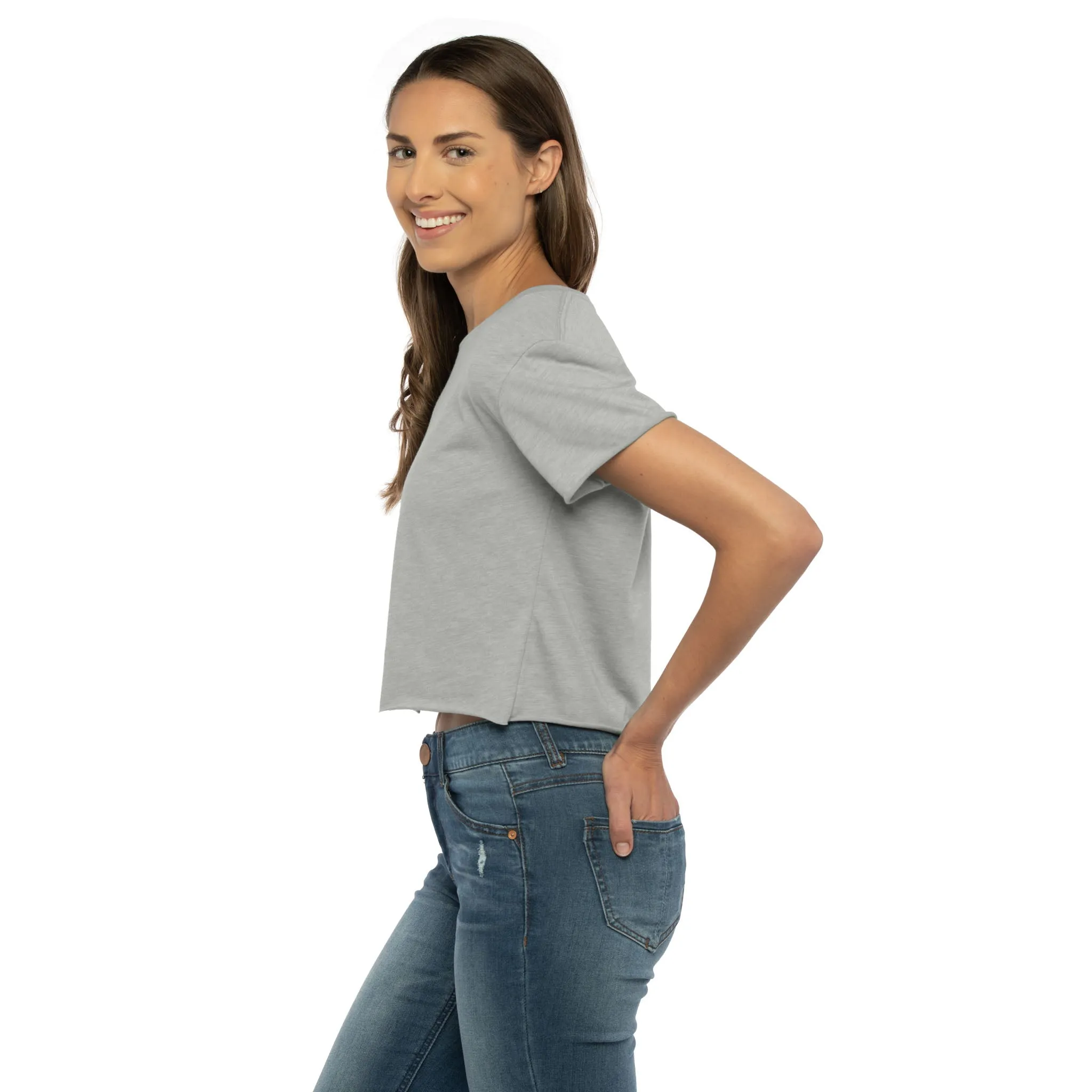 Women's Festival Crop Top sold by Next Level Apparel product image thumbnail 3