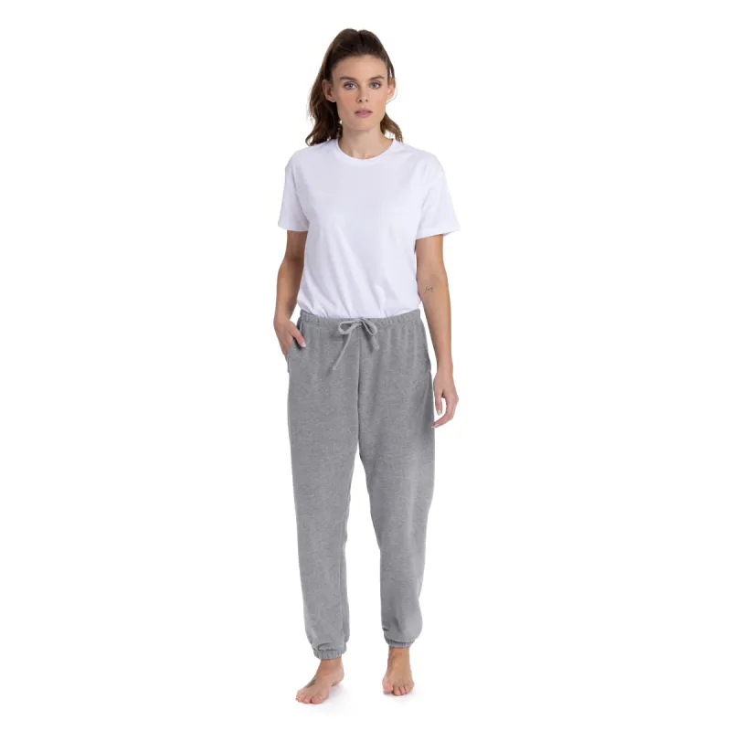 Women's sueded French Terry sweatpants sold by Next Level Apparel