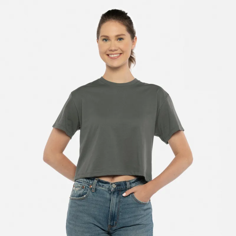 Women's Ideal Crop Tee sold by Next Level Apparel