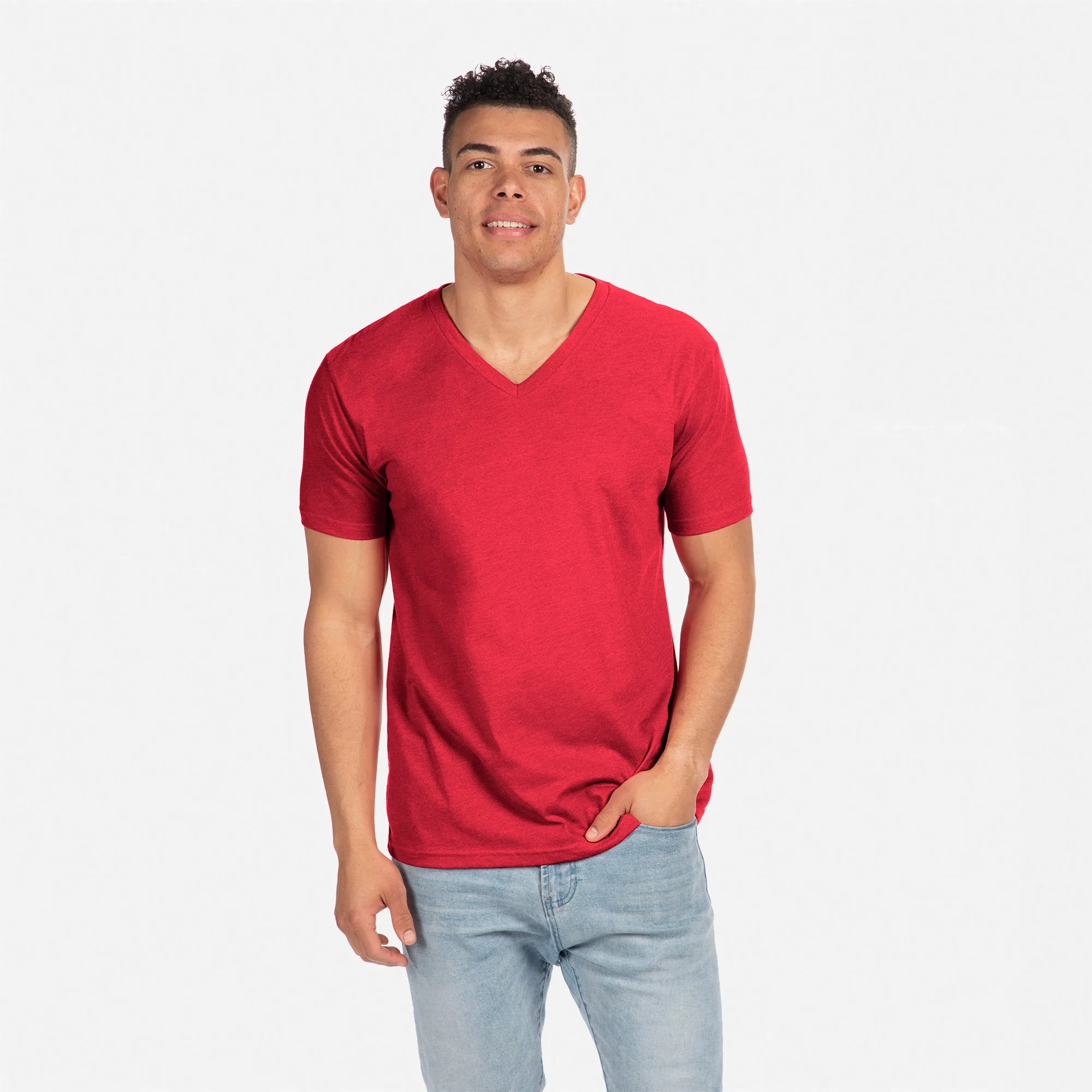 CVC V-Neck T-Shirt sold by Next Level Apparel