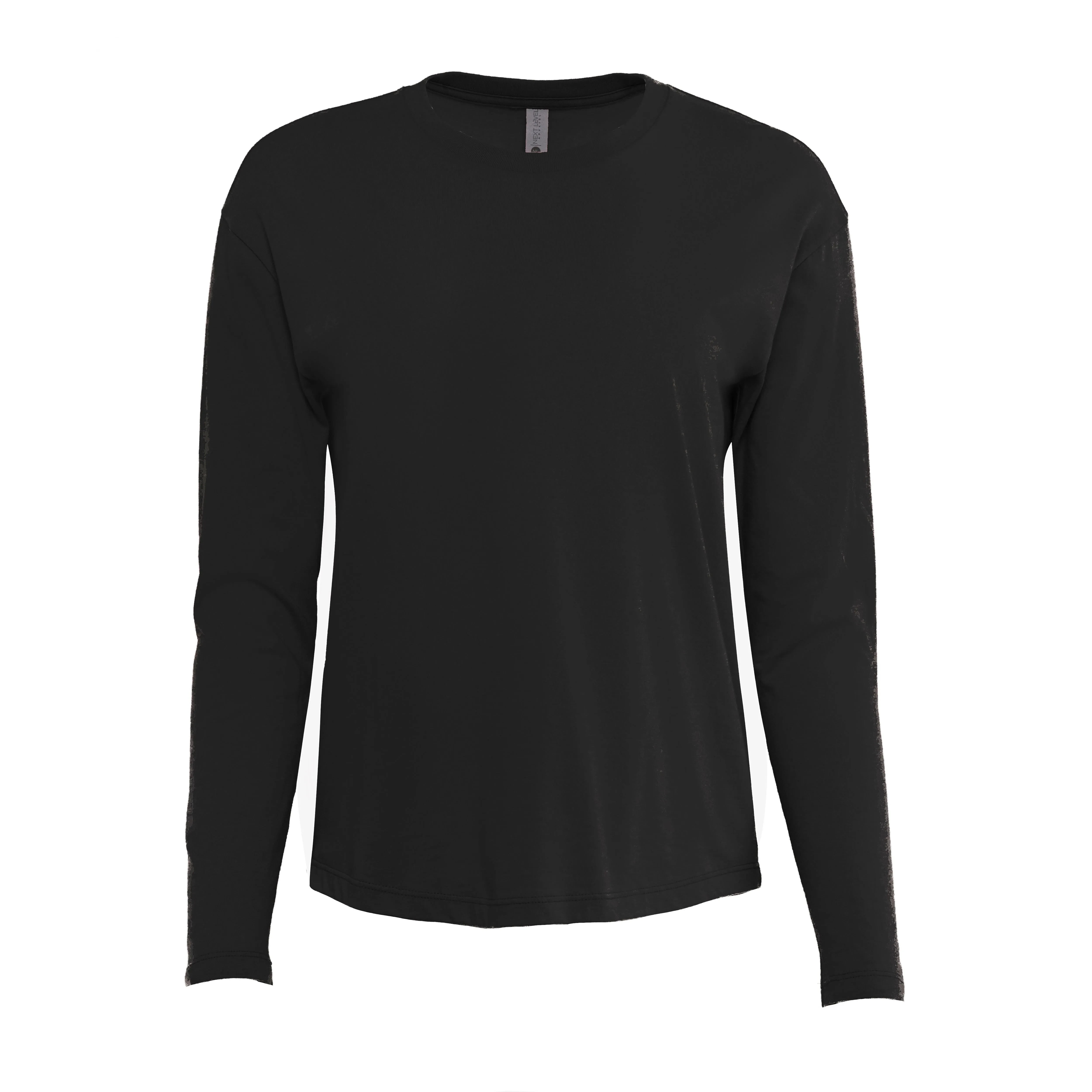 Women's Cotton Relaxed Long Sleeve T-shirt sold by Next Level Apparel product image thumbnail 4