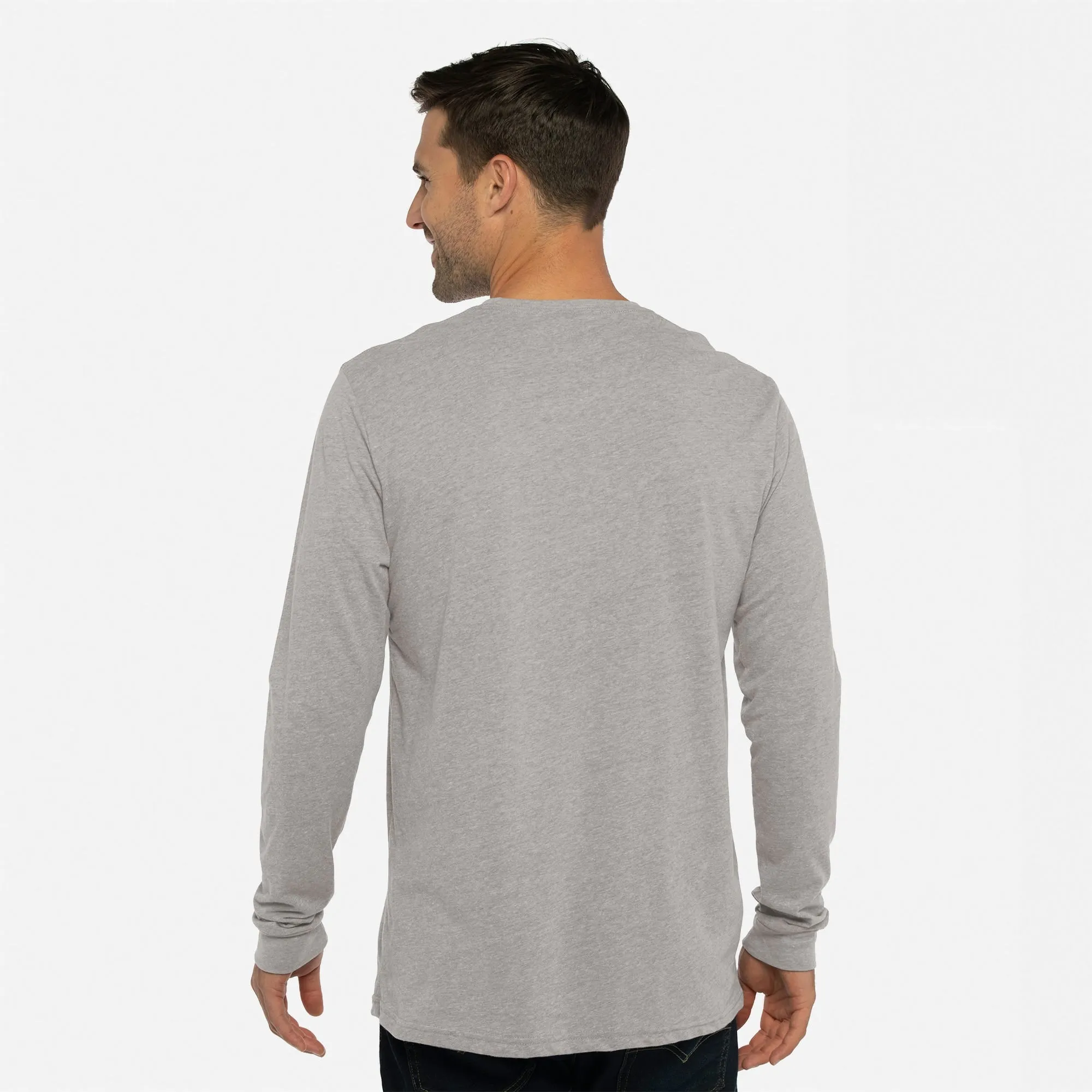 Sueded Long Sleeve T-Shirt sold by Next Level Apparel product image thumbnail 2