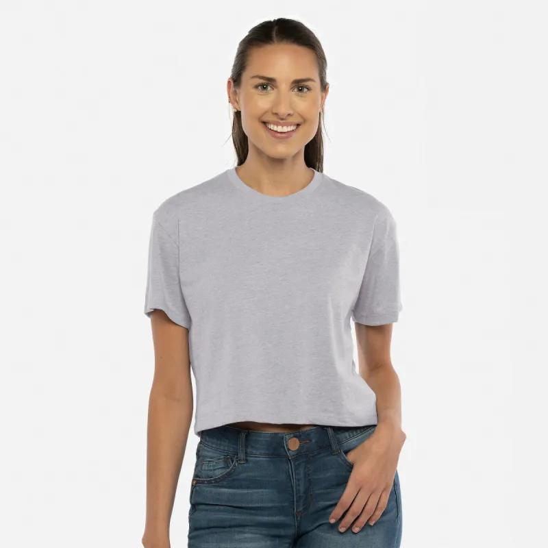 Women's Ideal Crop Tee sold by Next Level Apparel