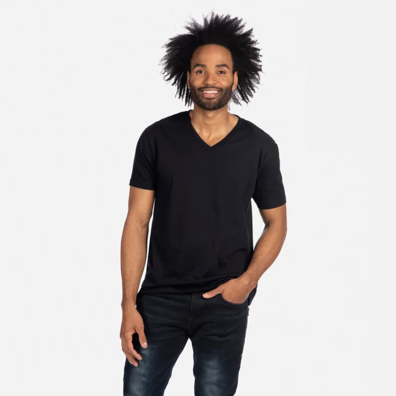 CVC V-Neck T-Shirt sold by Next Level Apparel