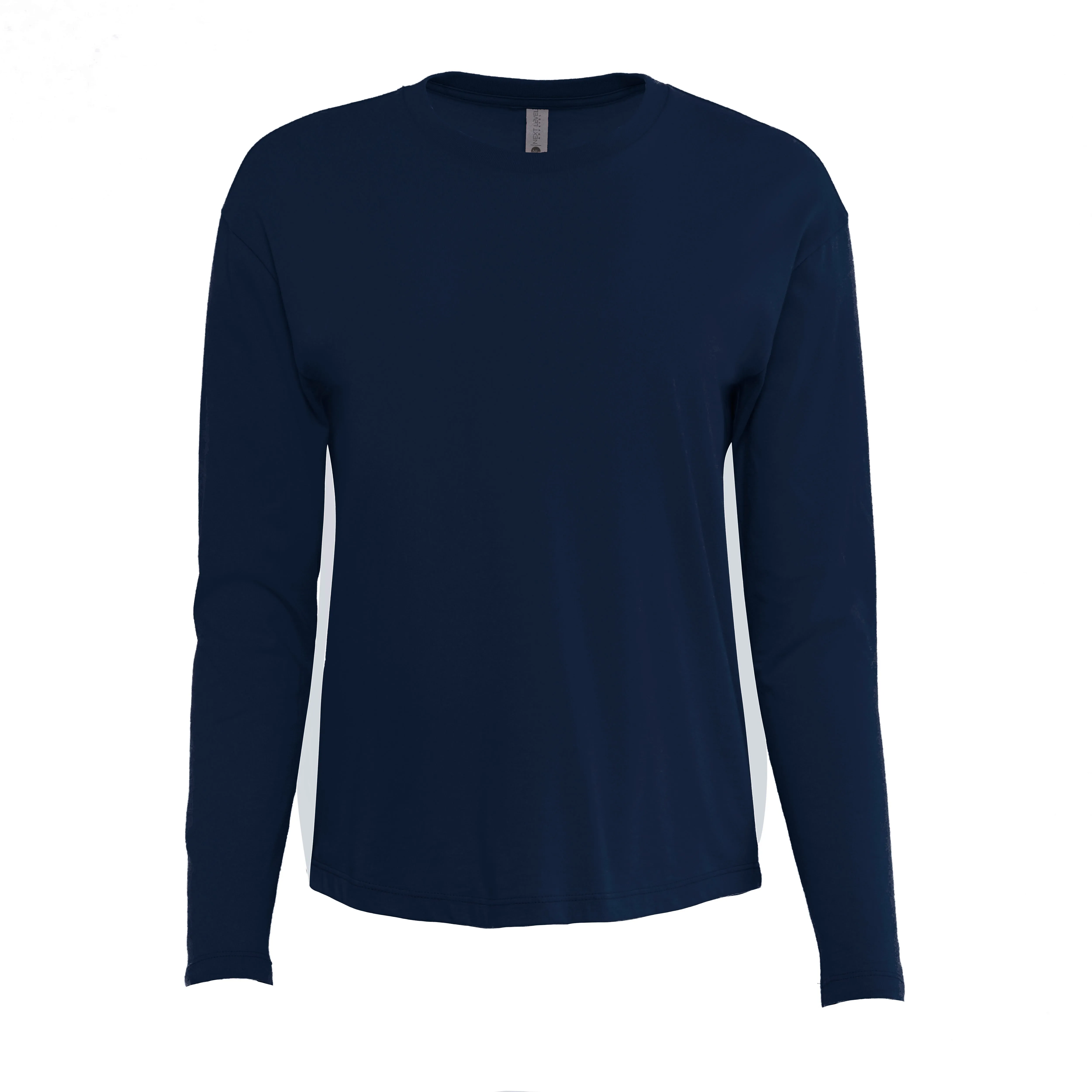 Women's Cotton Relaxed Long Sleeve T-shirt sold by Next Level Apparel product image thumbnail 4