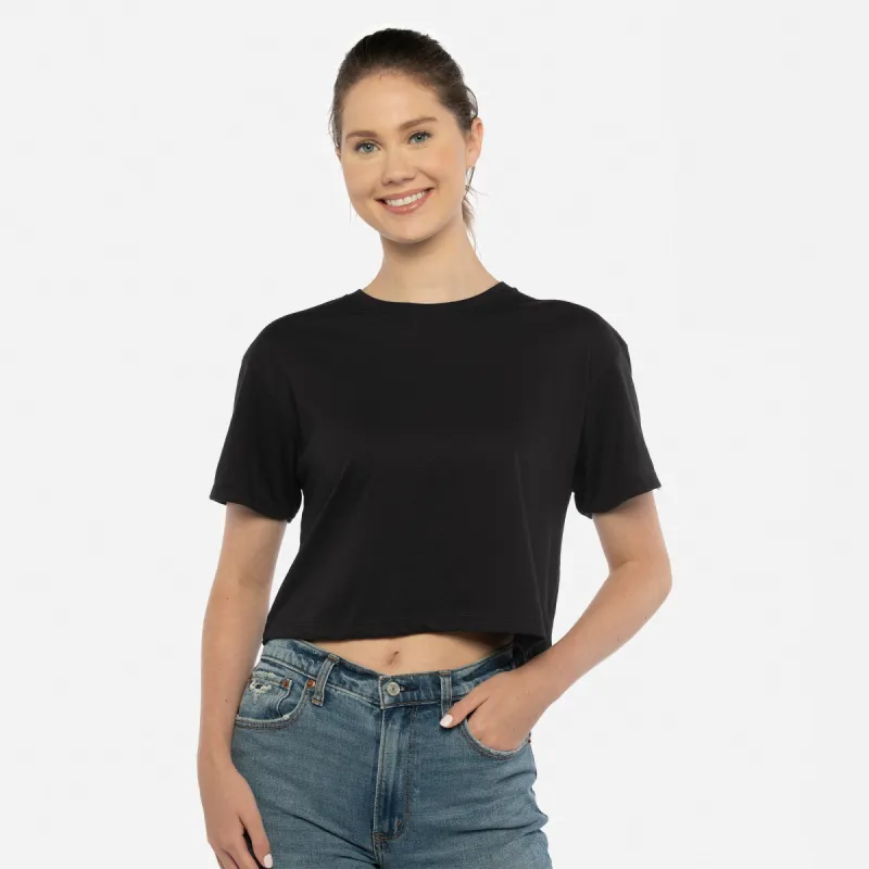Women's Ideal Crop Tee sold by Next Level Apparel