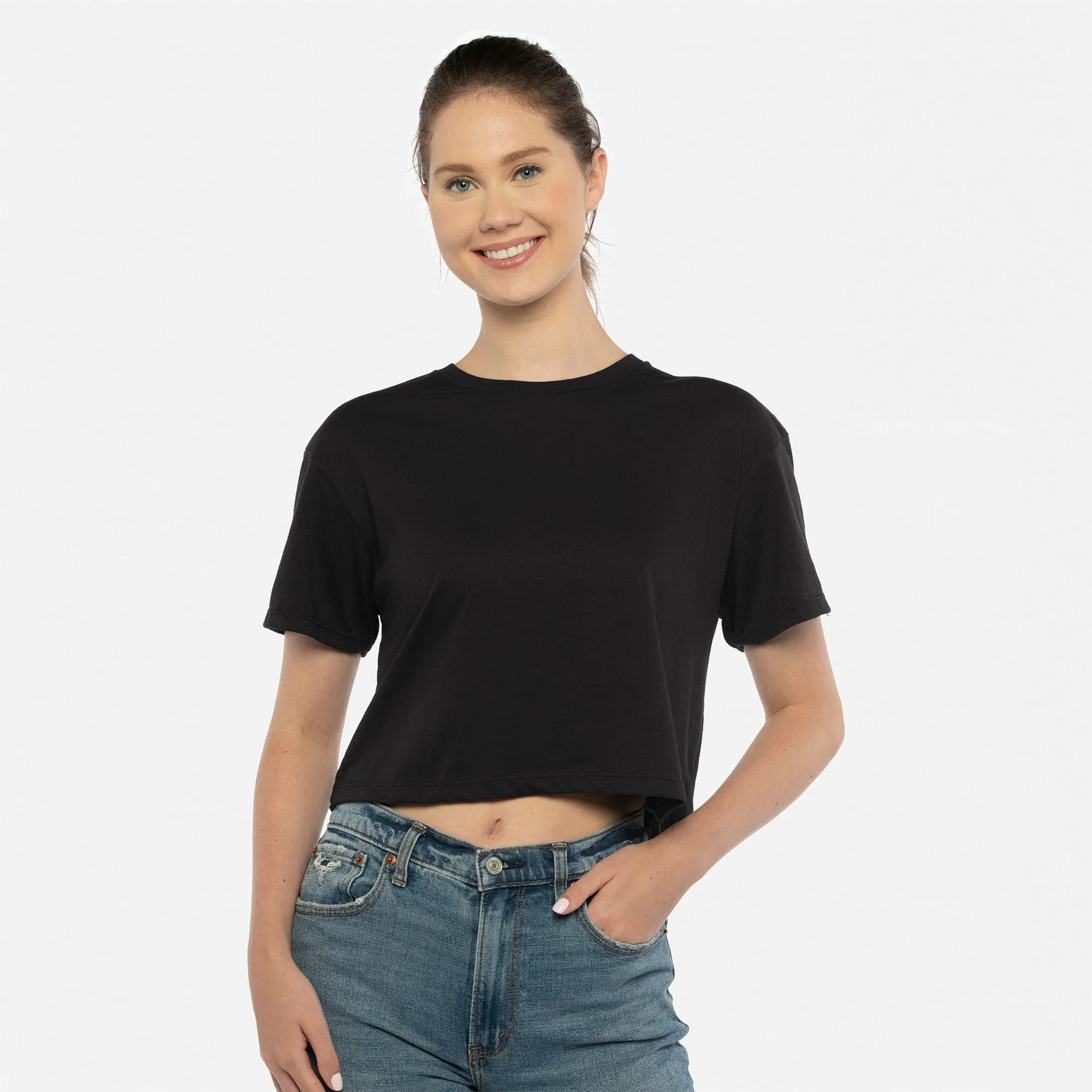 Women's Ideal Crop Tee sold by Next Level Apparel