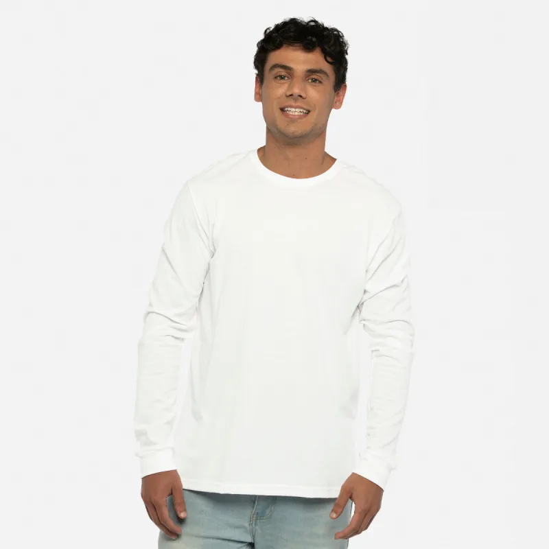 Sueded Long Sleeve T-Shirt sold by Next Level Apparel