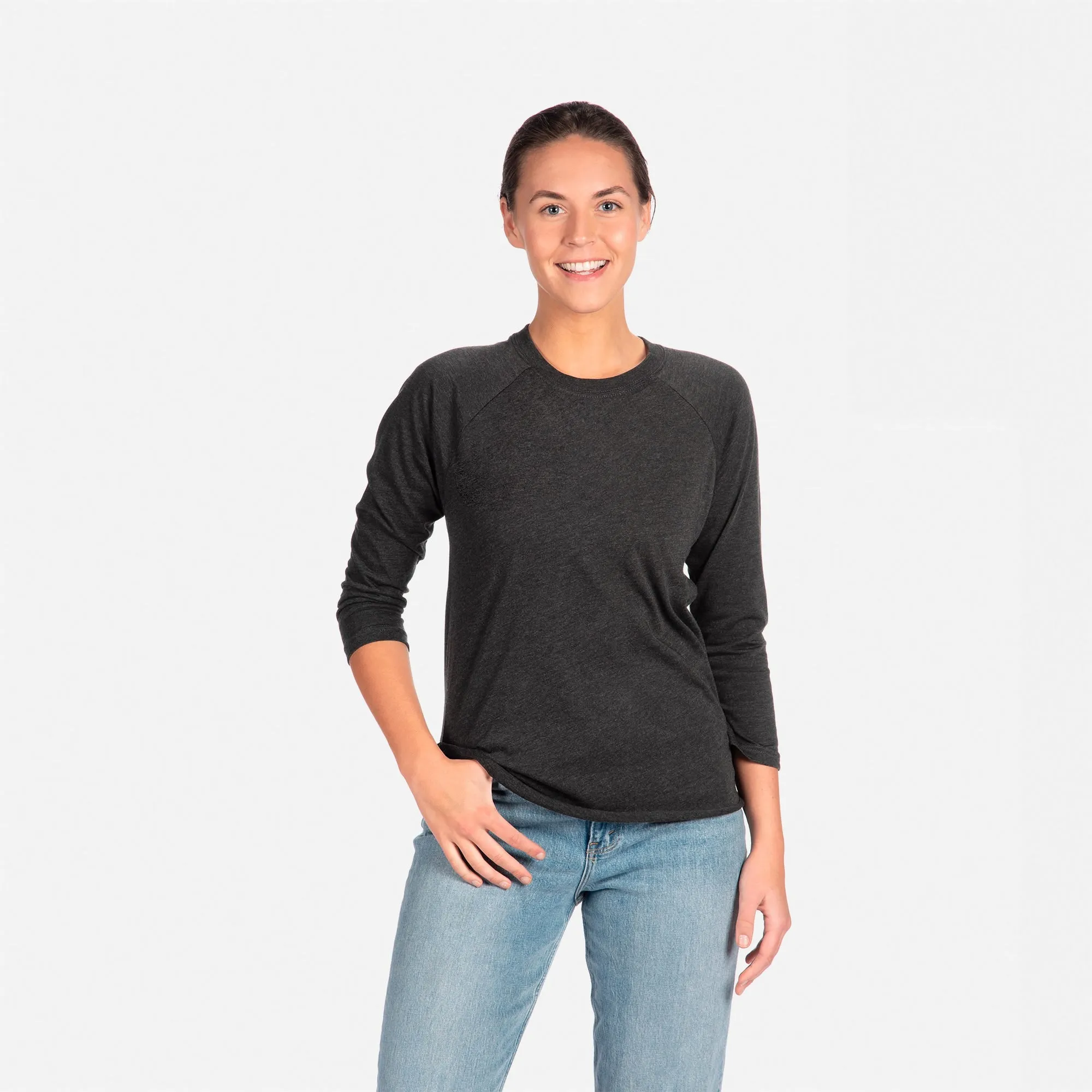 Tri-Blend 3/4 Raglan T-Shirt sold by Next Level Apparel product image thumbnail 3