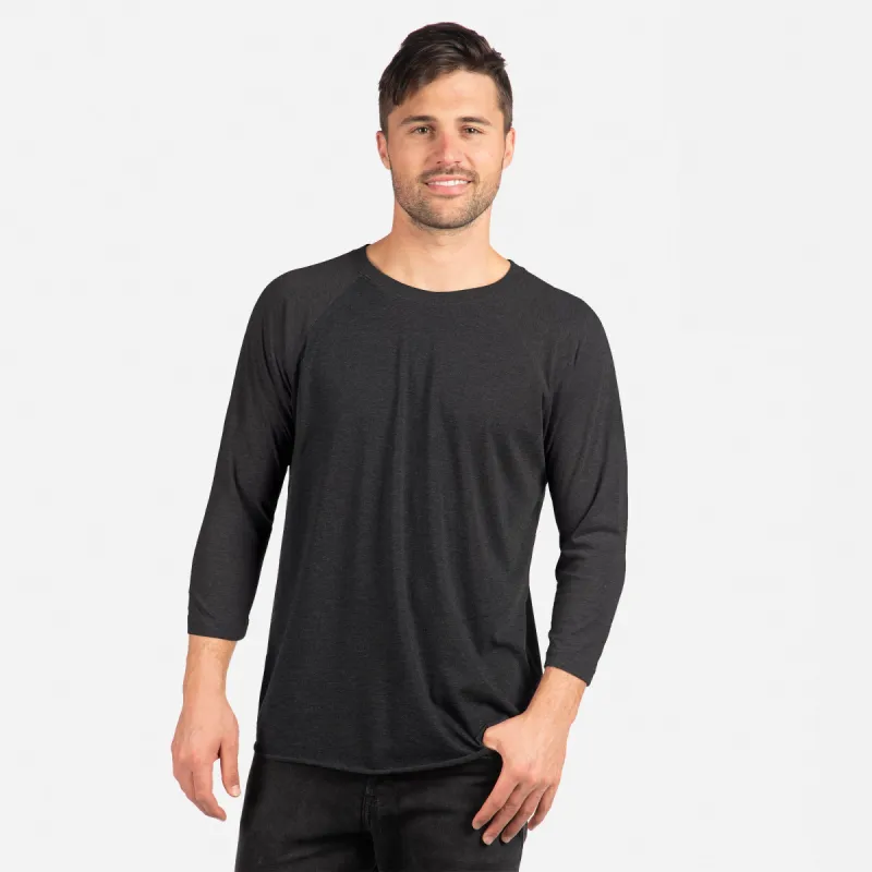 Tri-Blend 3/4 Raglan T-Shirt sold by Next Level Apparel