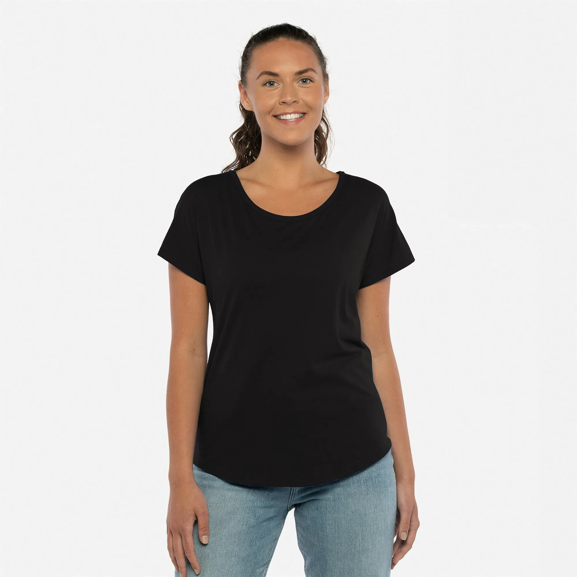 Women's Ideal Dolman T-Shirt sold by Next Level Apparel