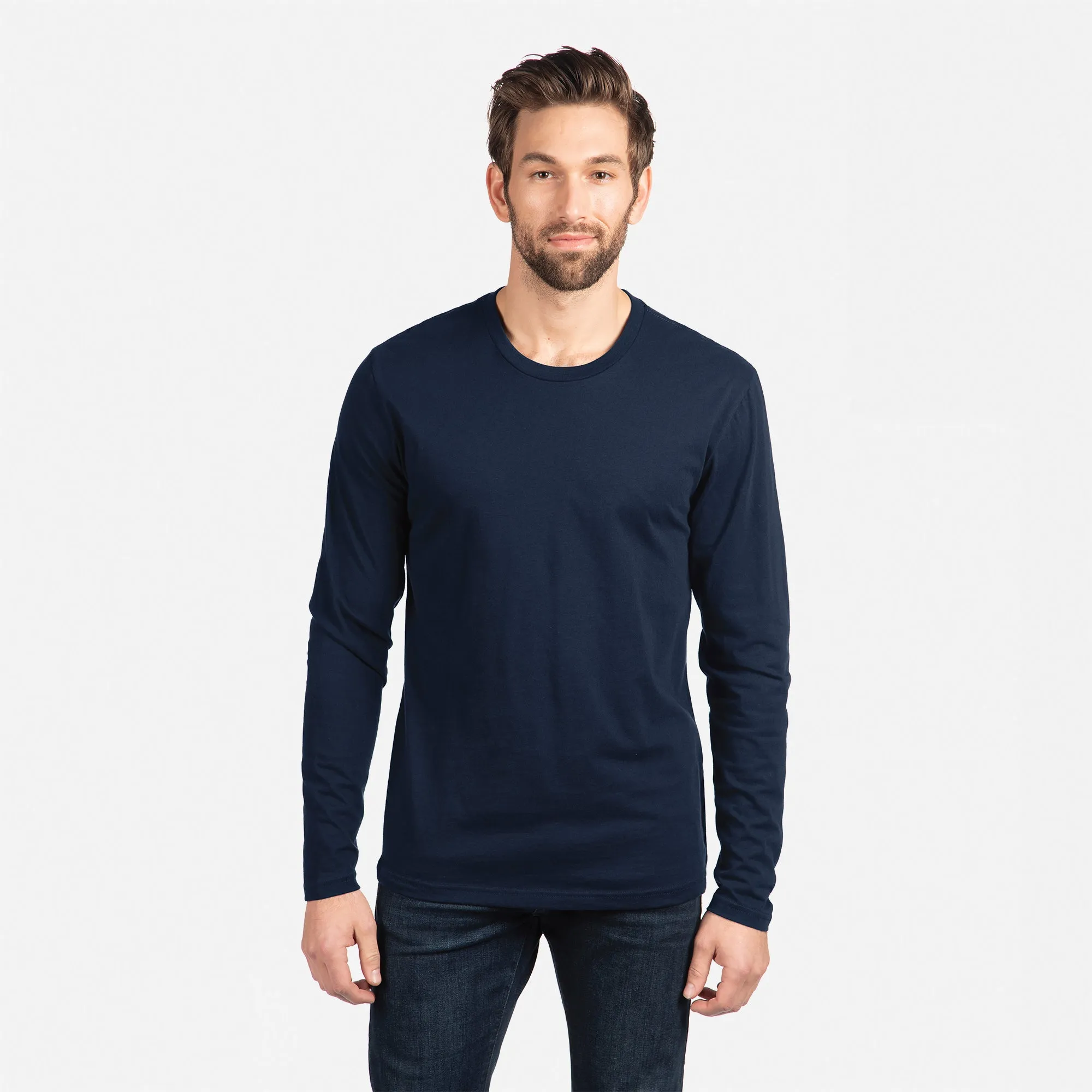 Cotton Long Sleeve T-Shirt sold by Next Level Apparel