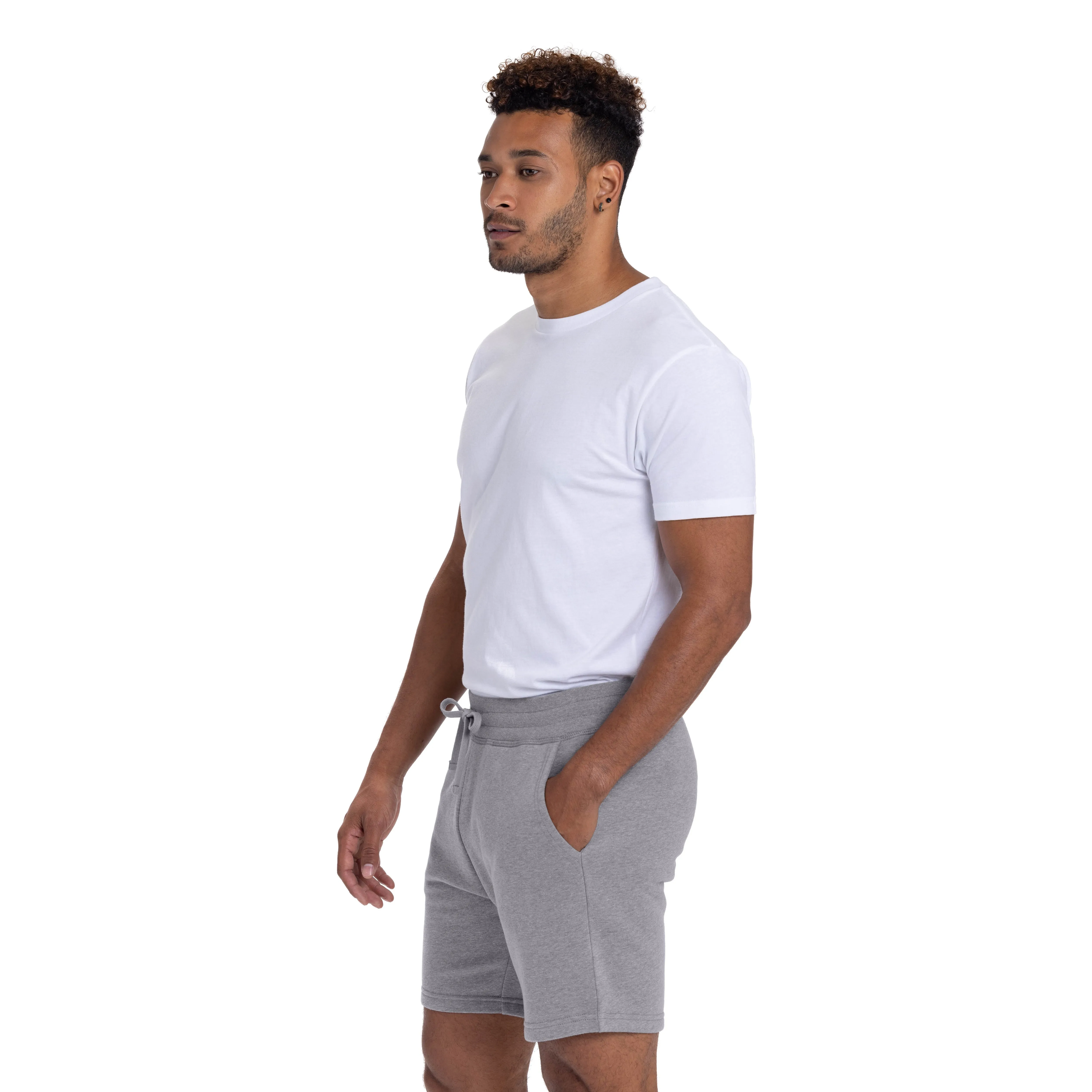 Fleece Sweat Shorts sold by Next Level Apparel product image thumbnail 3