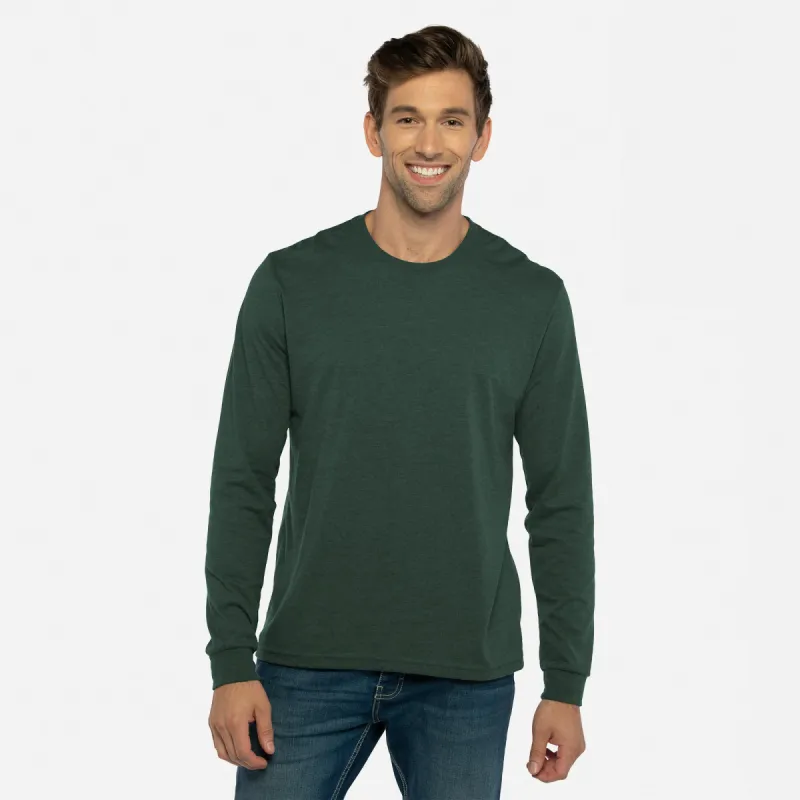 Sueded Long Sleeve T-Shirt sold by Next Level Apparel