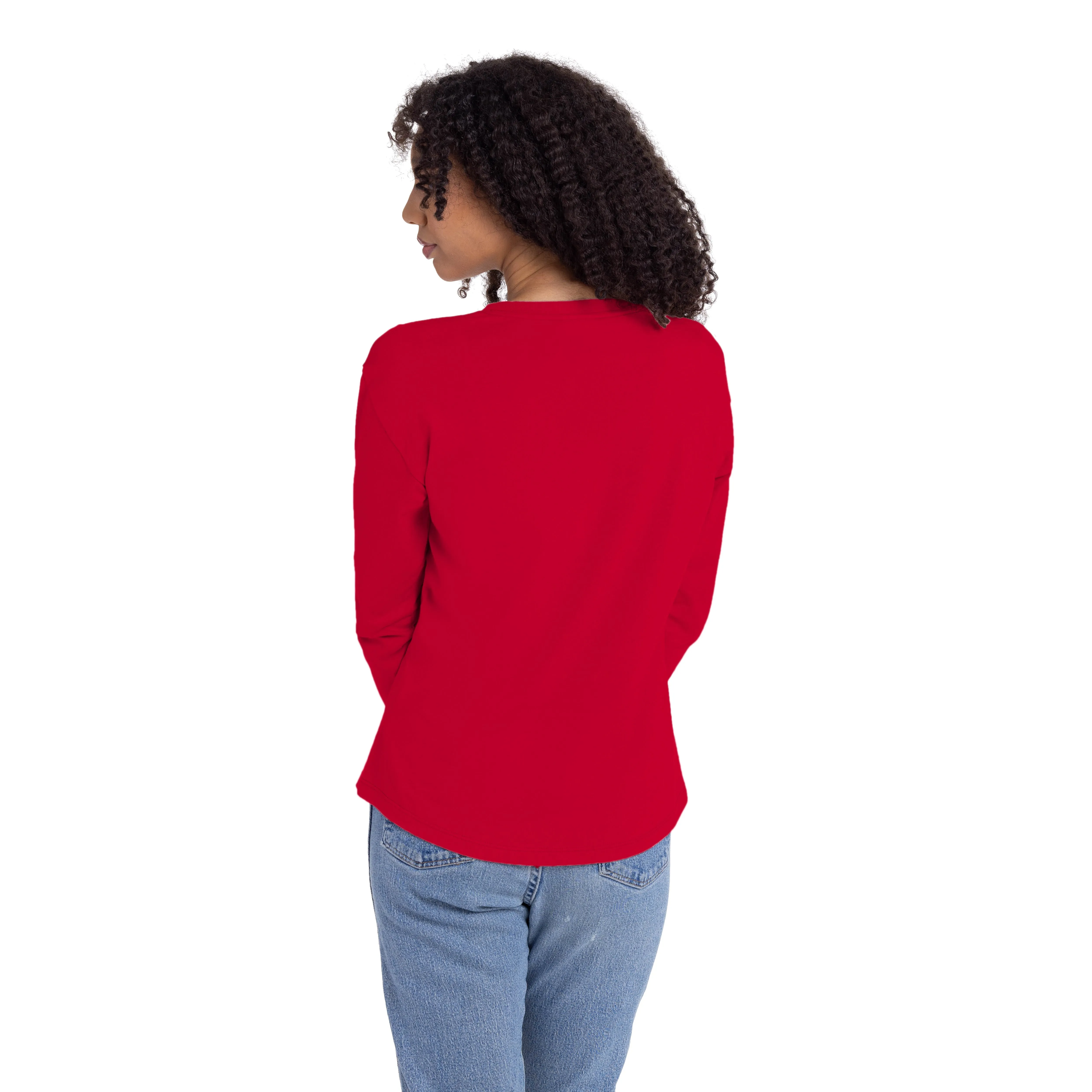 Women's Cotton Relaxed Long Sleeve T-shirt sold by Next Level Apparel product image thumbnail 2