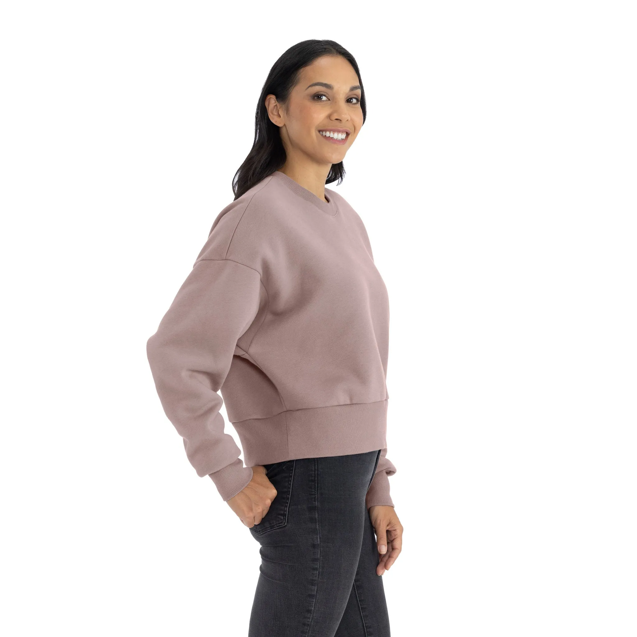 Women's Heavyweight Sweatshirt sold by Next Level Apparel product image thumbnail 3