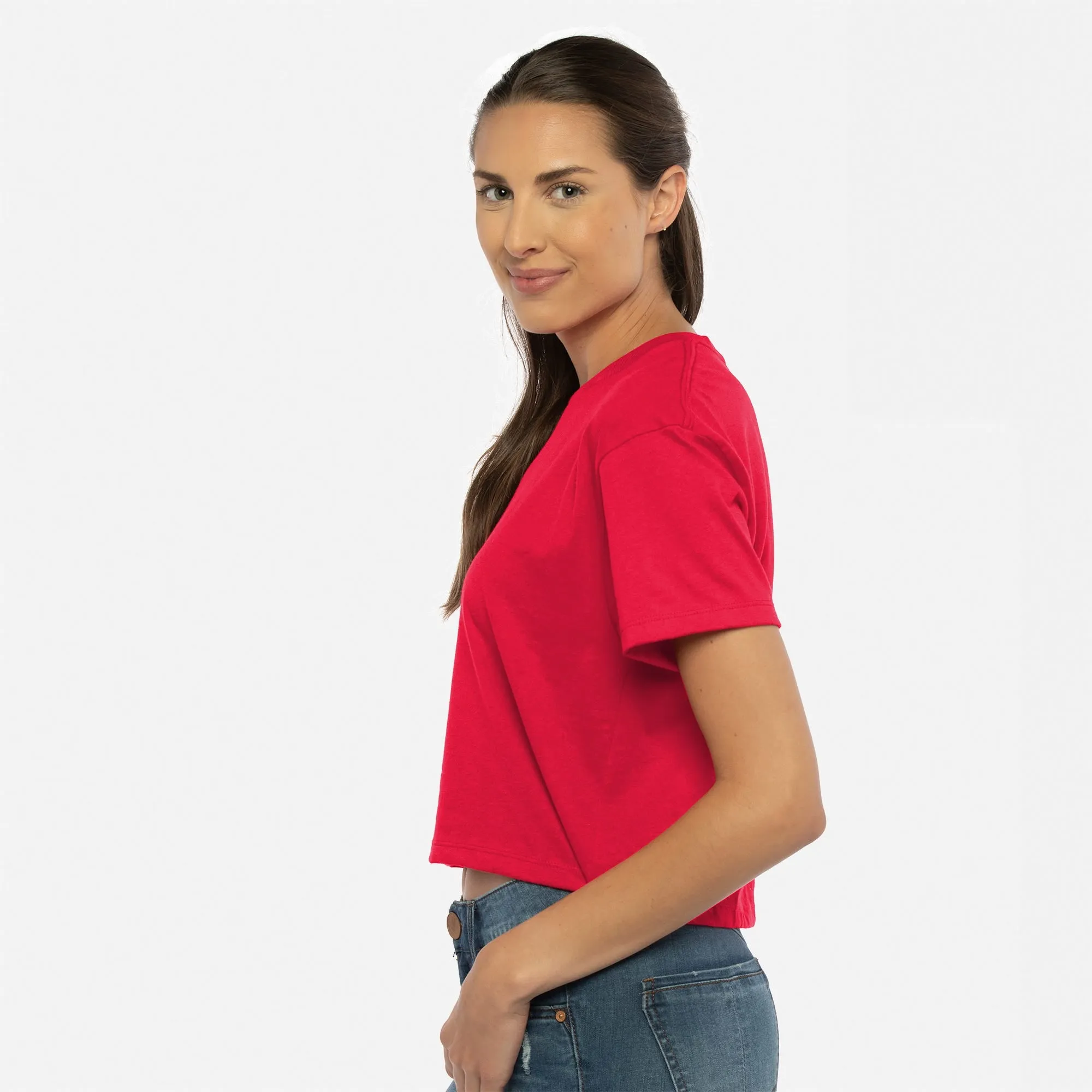 Women's Ideal Crop Tee sold by Next Level Apparel product image thumbnail 2