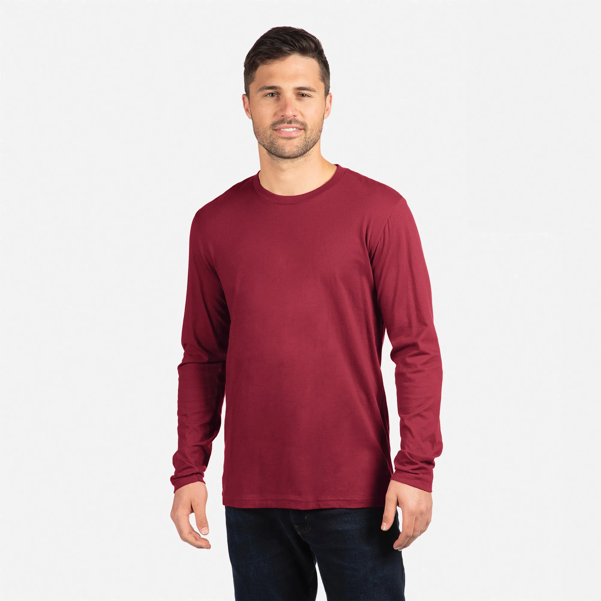 Cotton Long Sleeve T-Shirt sold by Next Level Apparel