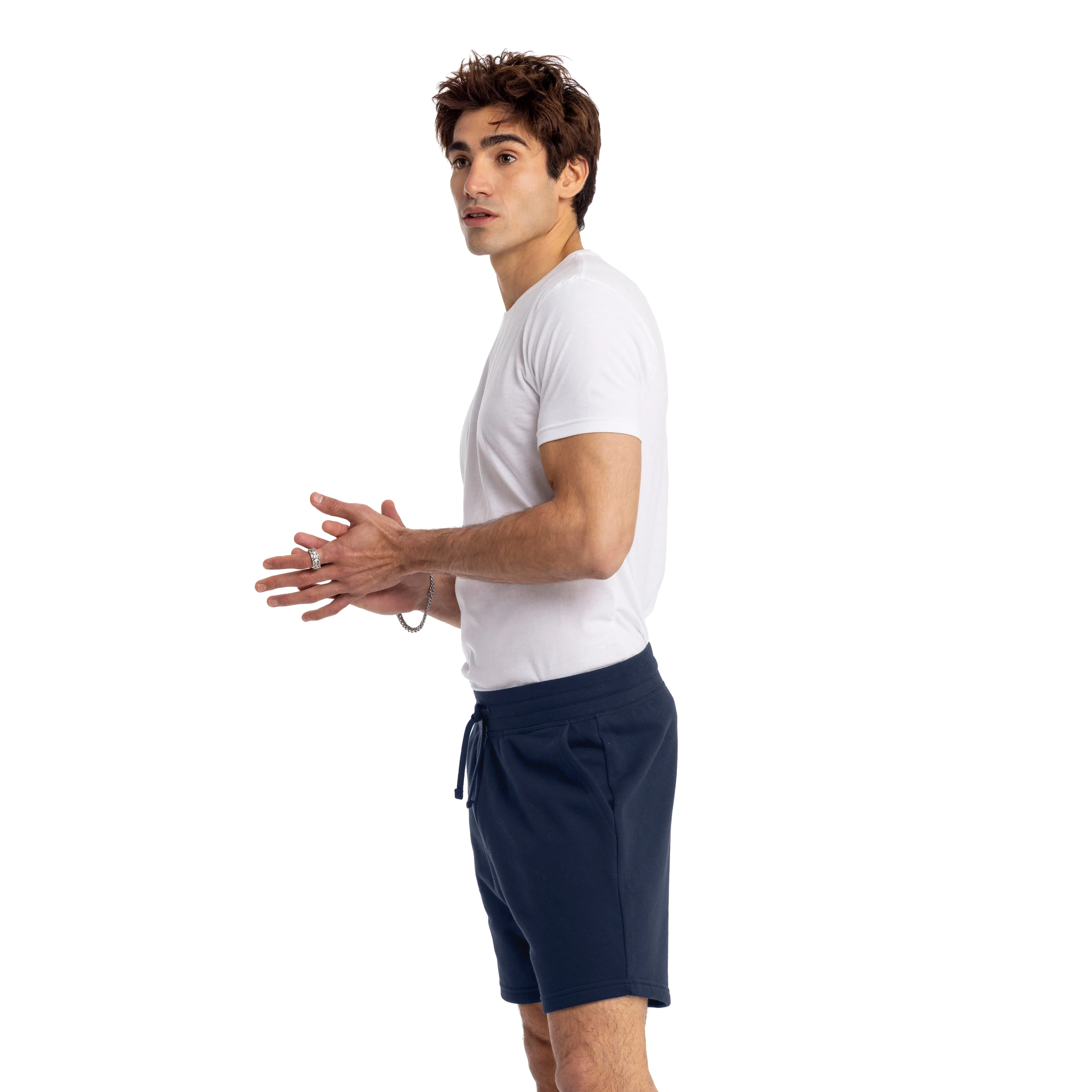 Fleece Sweat Shorts sold by Next Level Apparel product image thumbnail 3