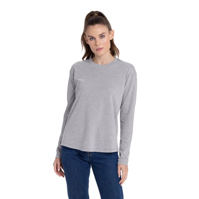 Women's Cotton Relaxed Long Sleeve T-shirt sold by Next Level Apparel