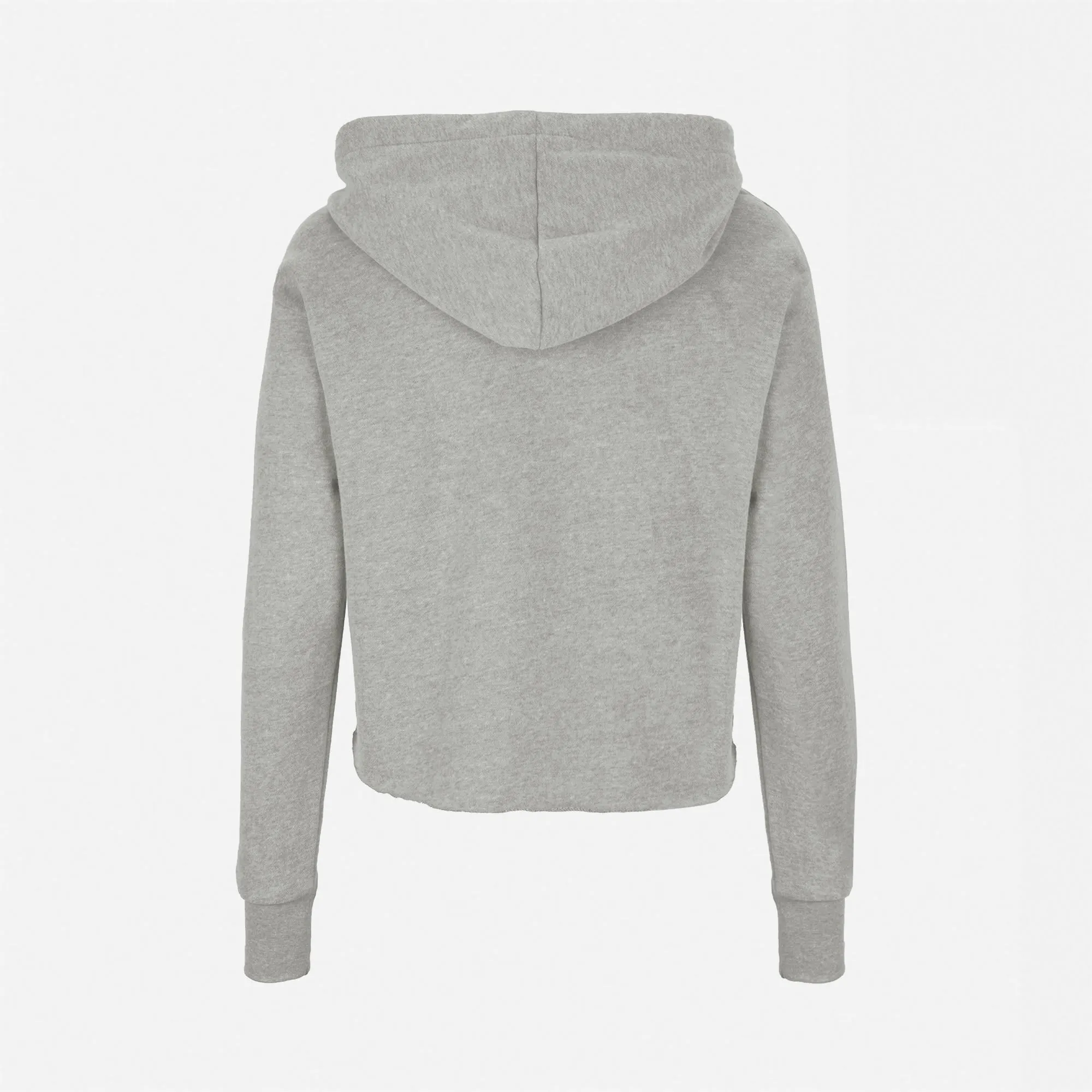Women's Laguna Sueded Raw Edge Crop Hoodie sold by Next Level Apparel product image thumbnail 4
