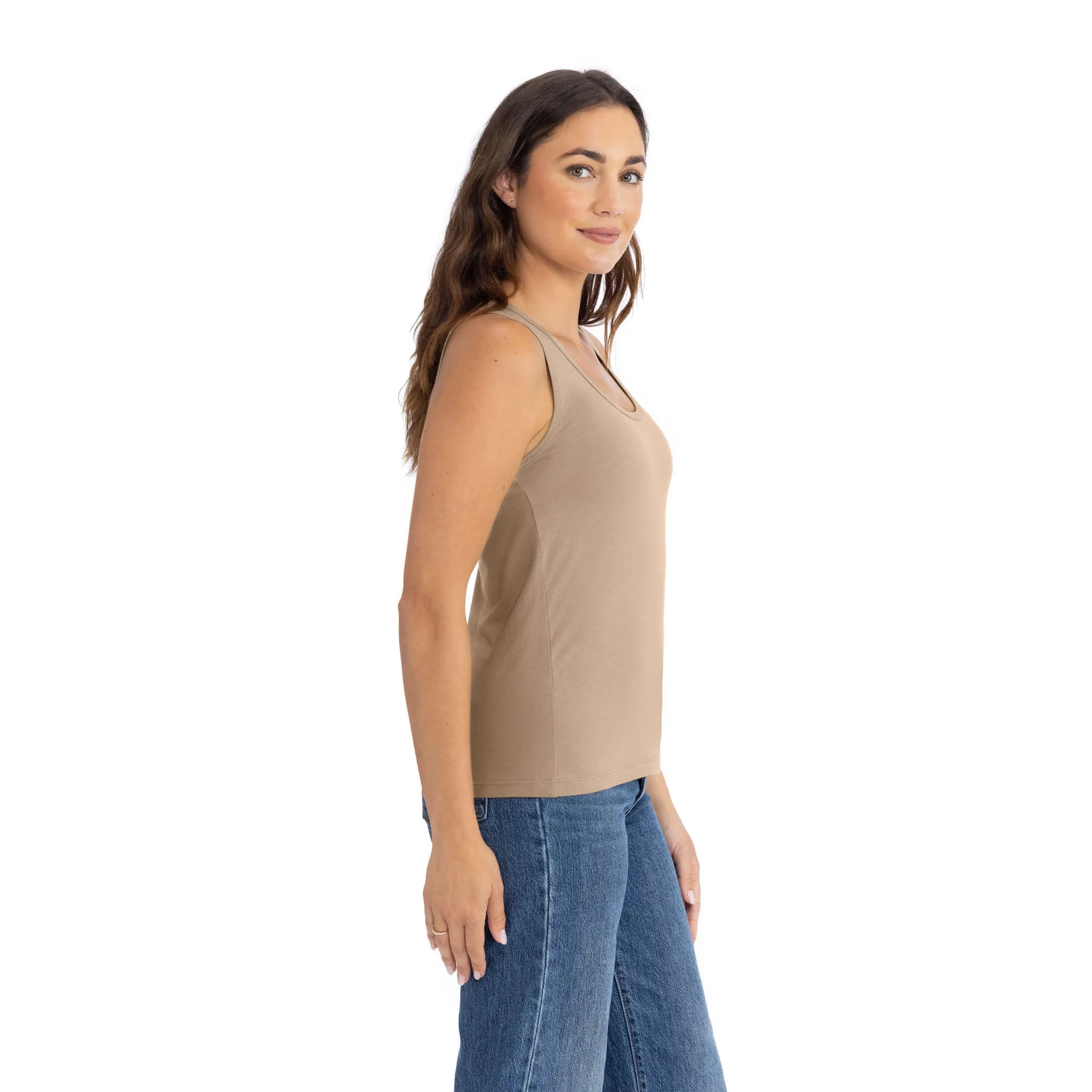 Women's Cotton Tank sold by Next Level Apparel product image thumbnail 3