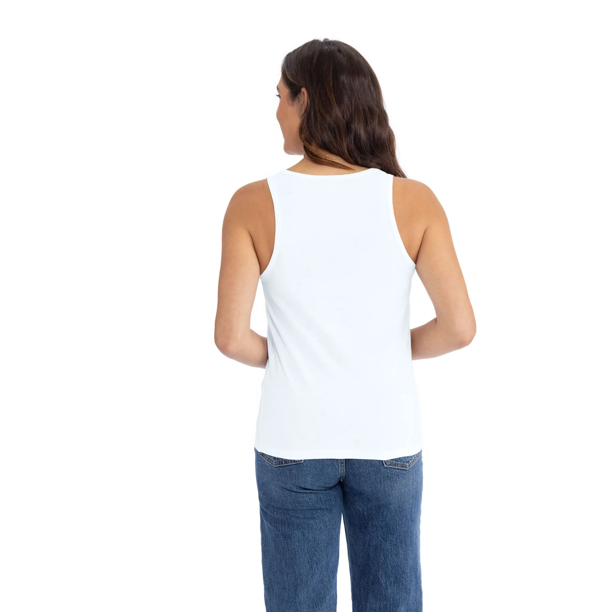 Women's Cotton Tank sold by Next Level Apparel product image thumbnail 2