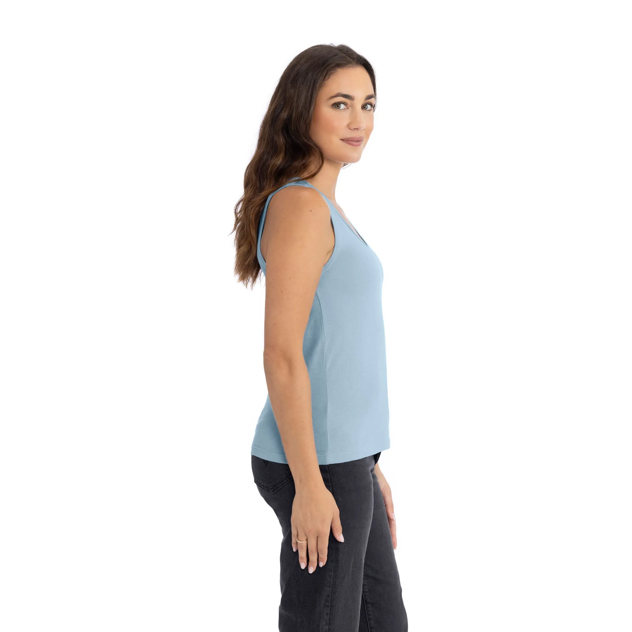 Women's Cotton Tank sold by Next Level Apparel product image thumbnail 3