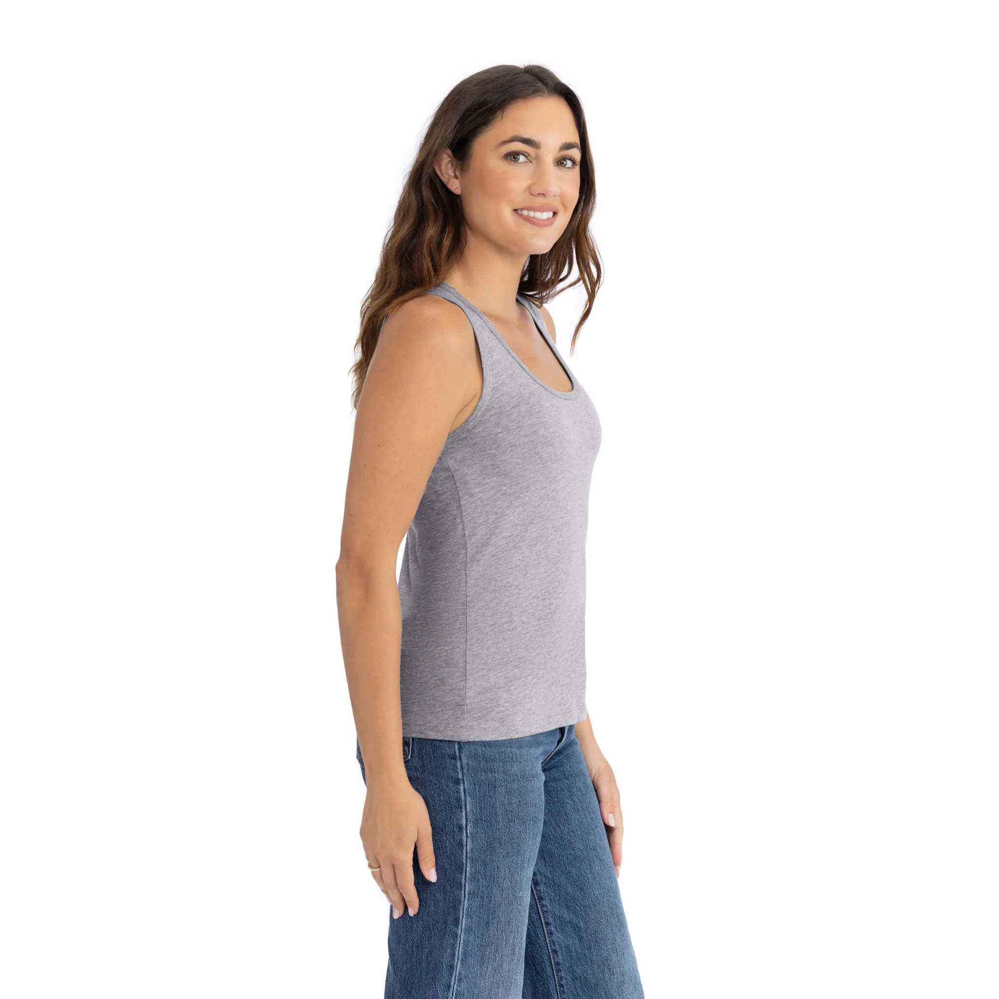 Women's Cotton Tank sold by Next Level Apparel product image thumbnail 3