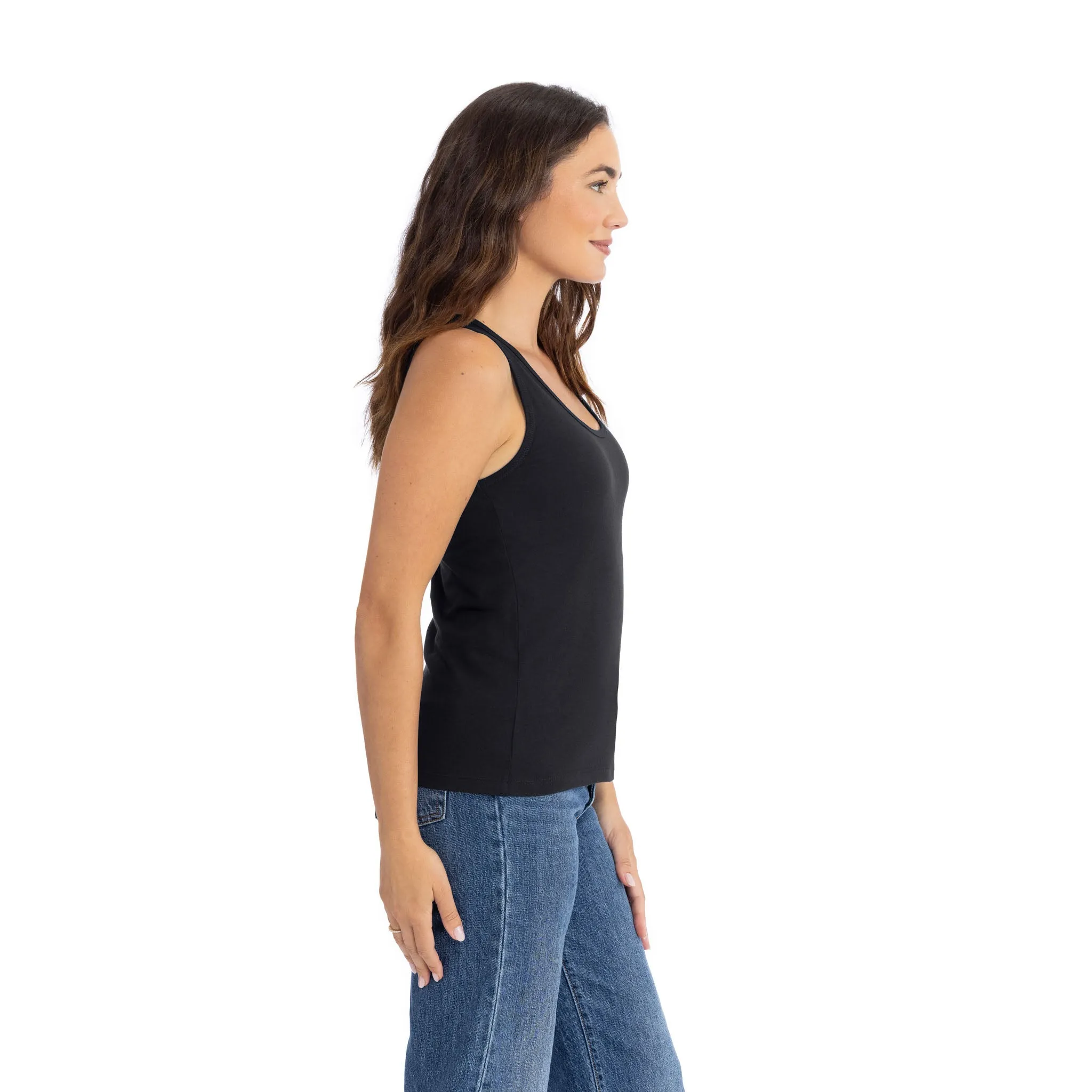 Women's Cotton Tank sold by Next Level Apparel product image thumbnail 3