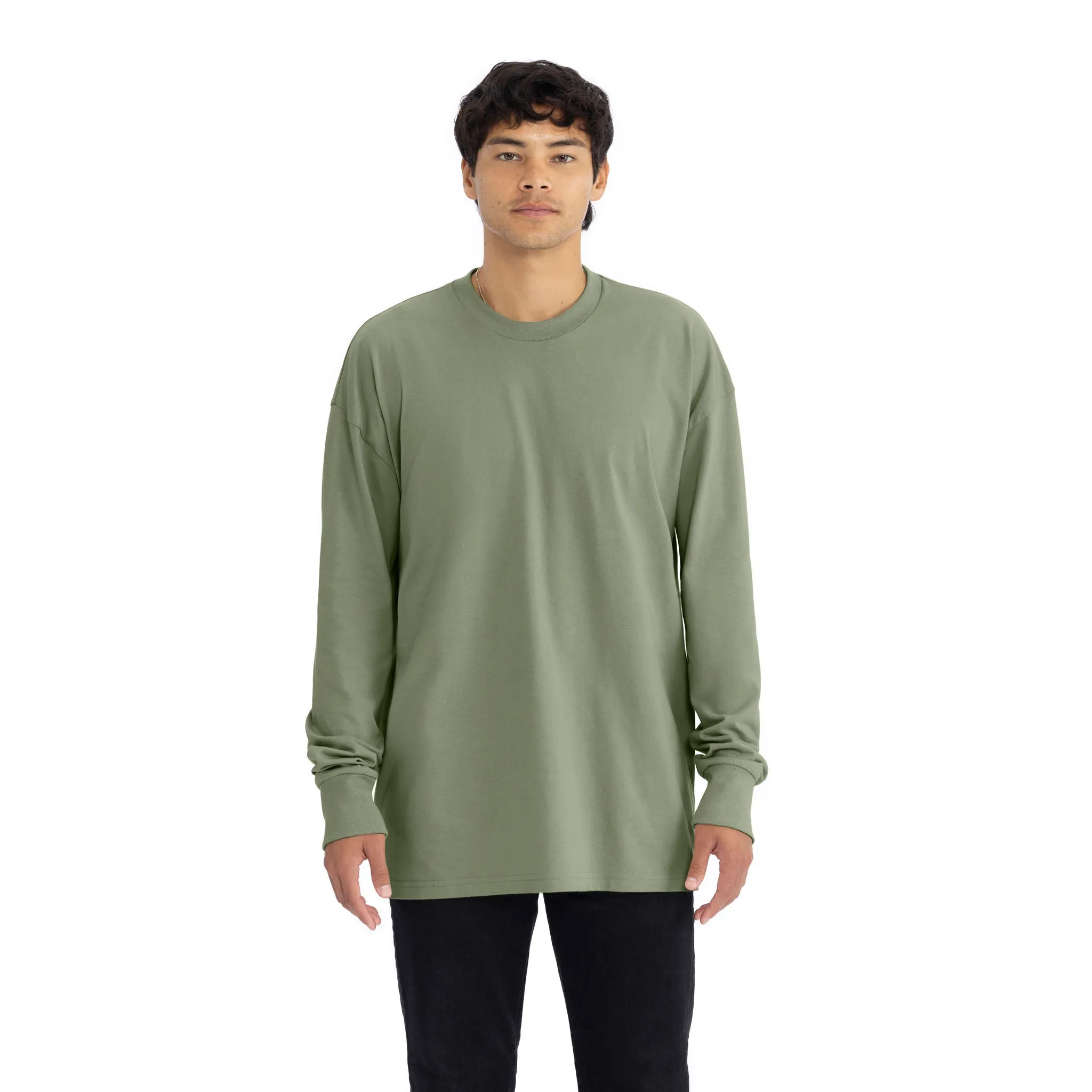 Heavyweight Cotton Long Sleeve T-Shirt sold by Next Level Apparel