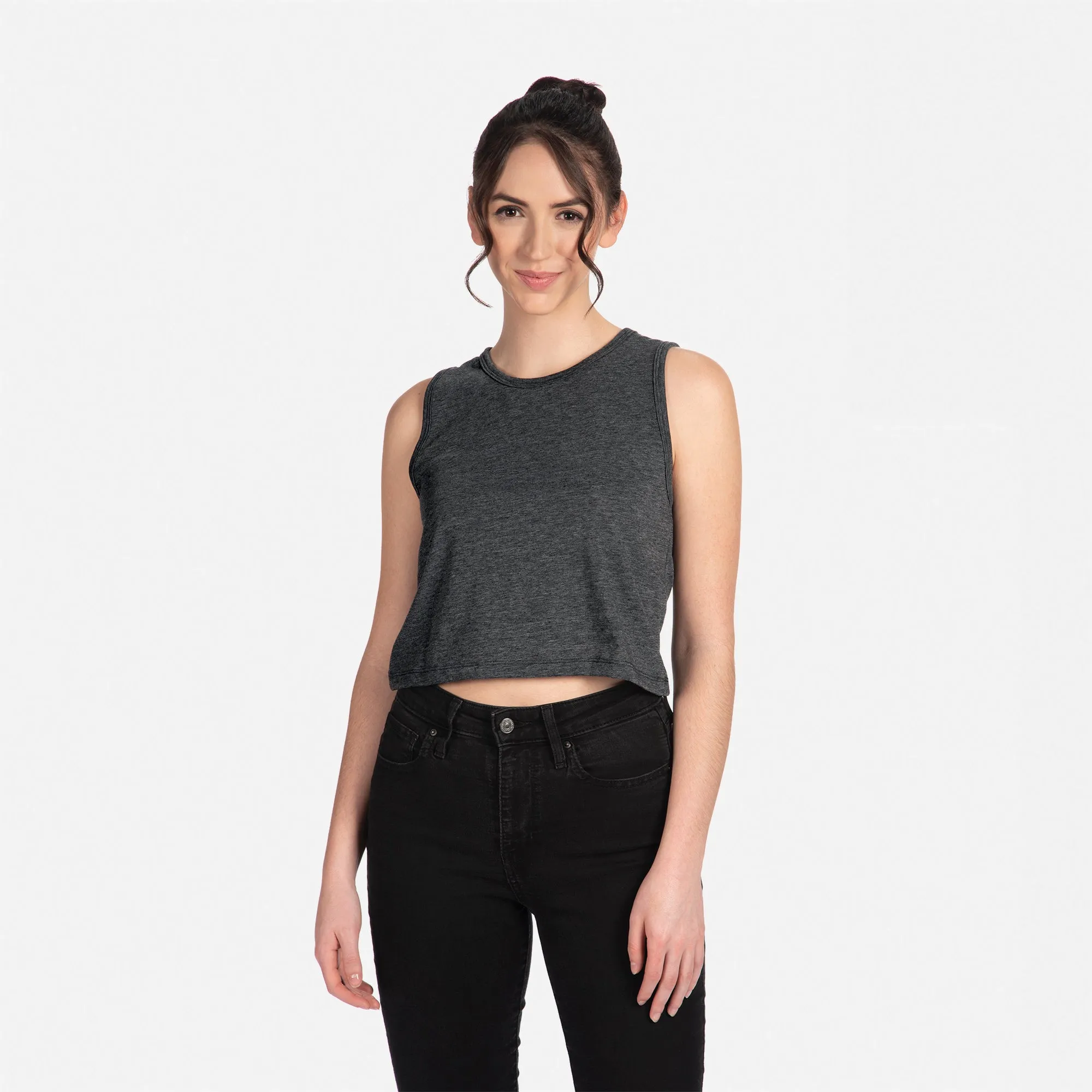 Women's Festival Cropped Tank sold by Next Level Apparel
