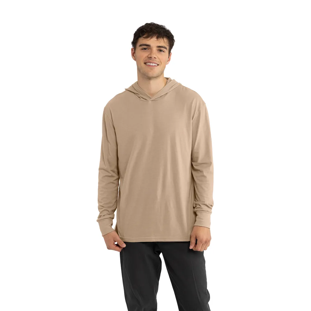 CVC Long Sleeve Hoodie sold by Next Level Apparel