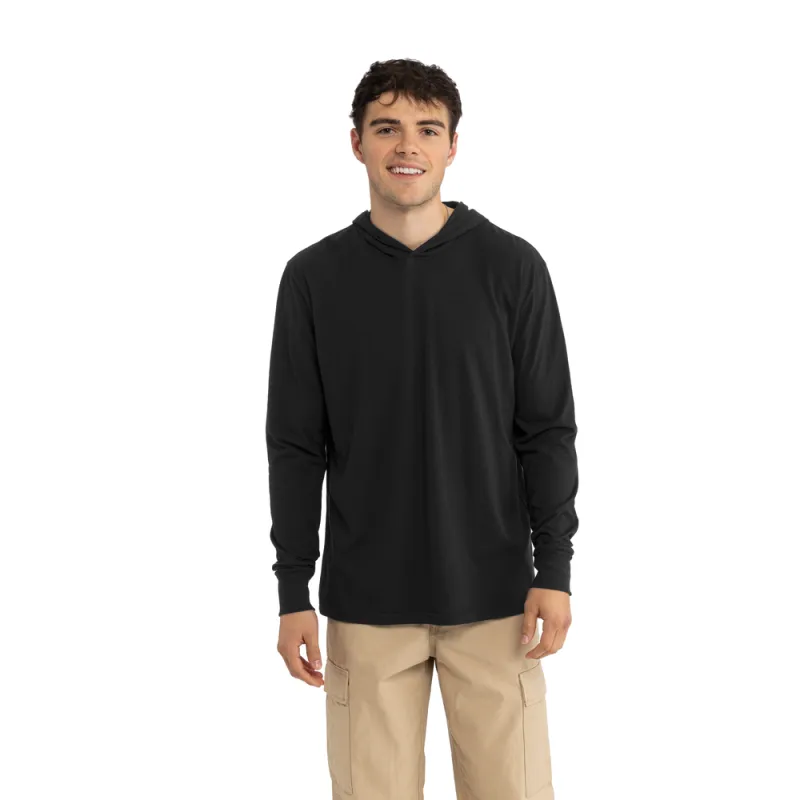 CVC Long Sleeve Hoodie sold by Next Level Apparel