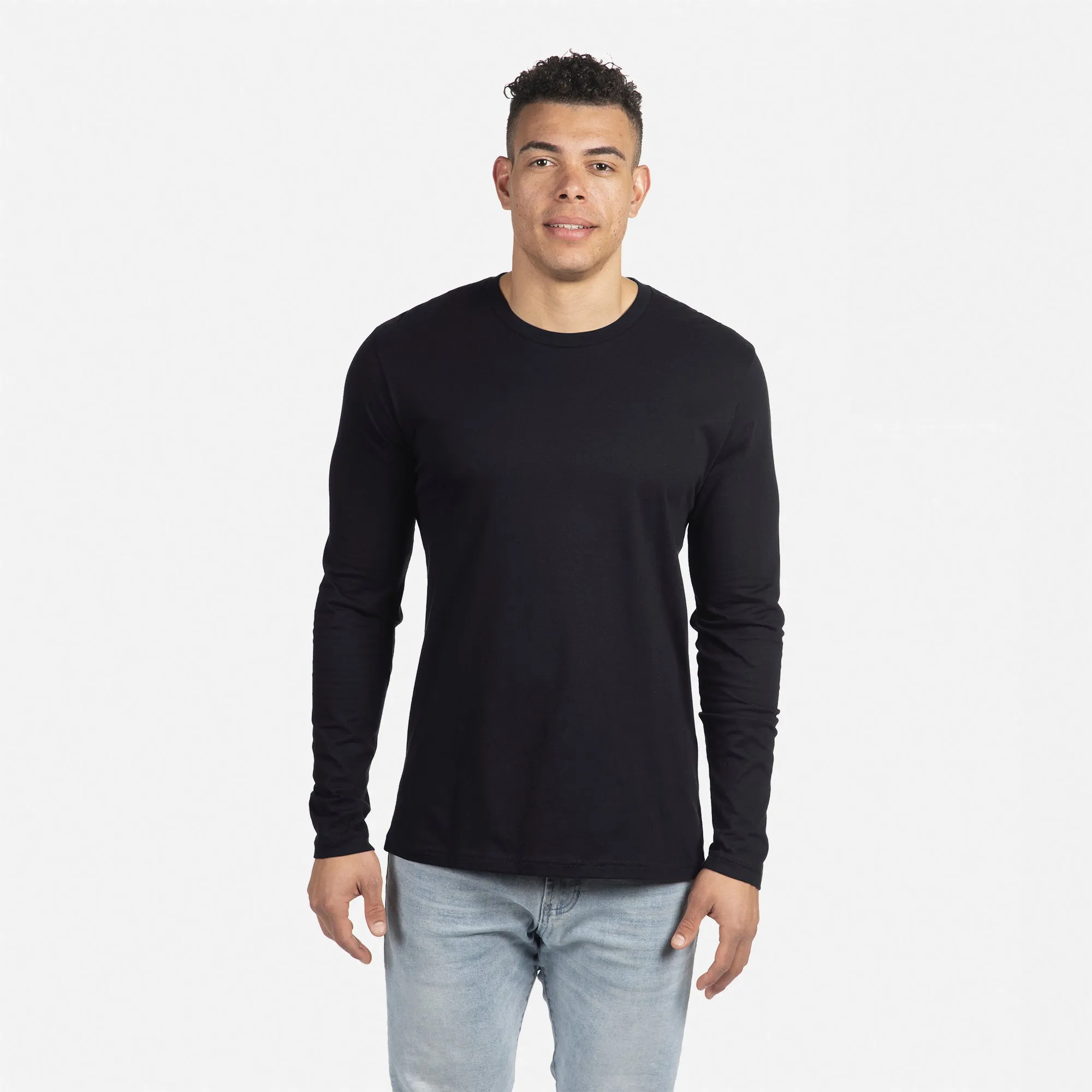 Cotton Long Sleeve T-Shirt sold by Next Level Apparel