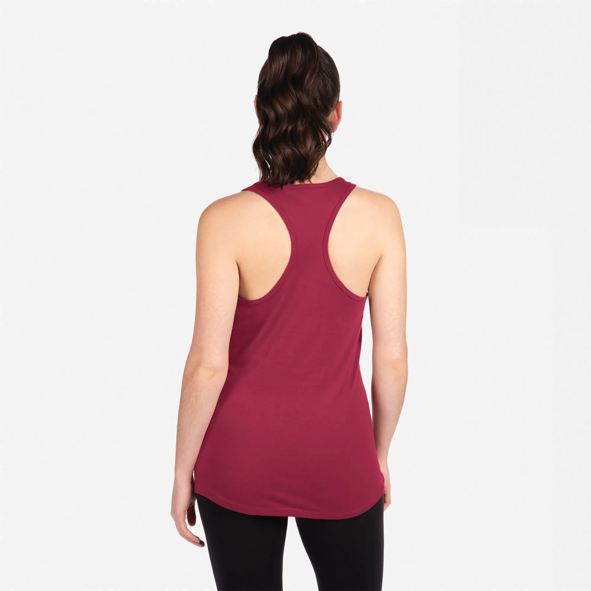 Women's Ideal Racerback Tank sold by Next Level Apparel product image thumbnail 2