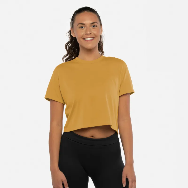 Women's Ideal Crop Tee sold by Next Level Apparel