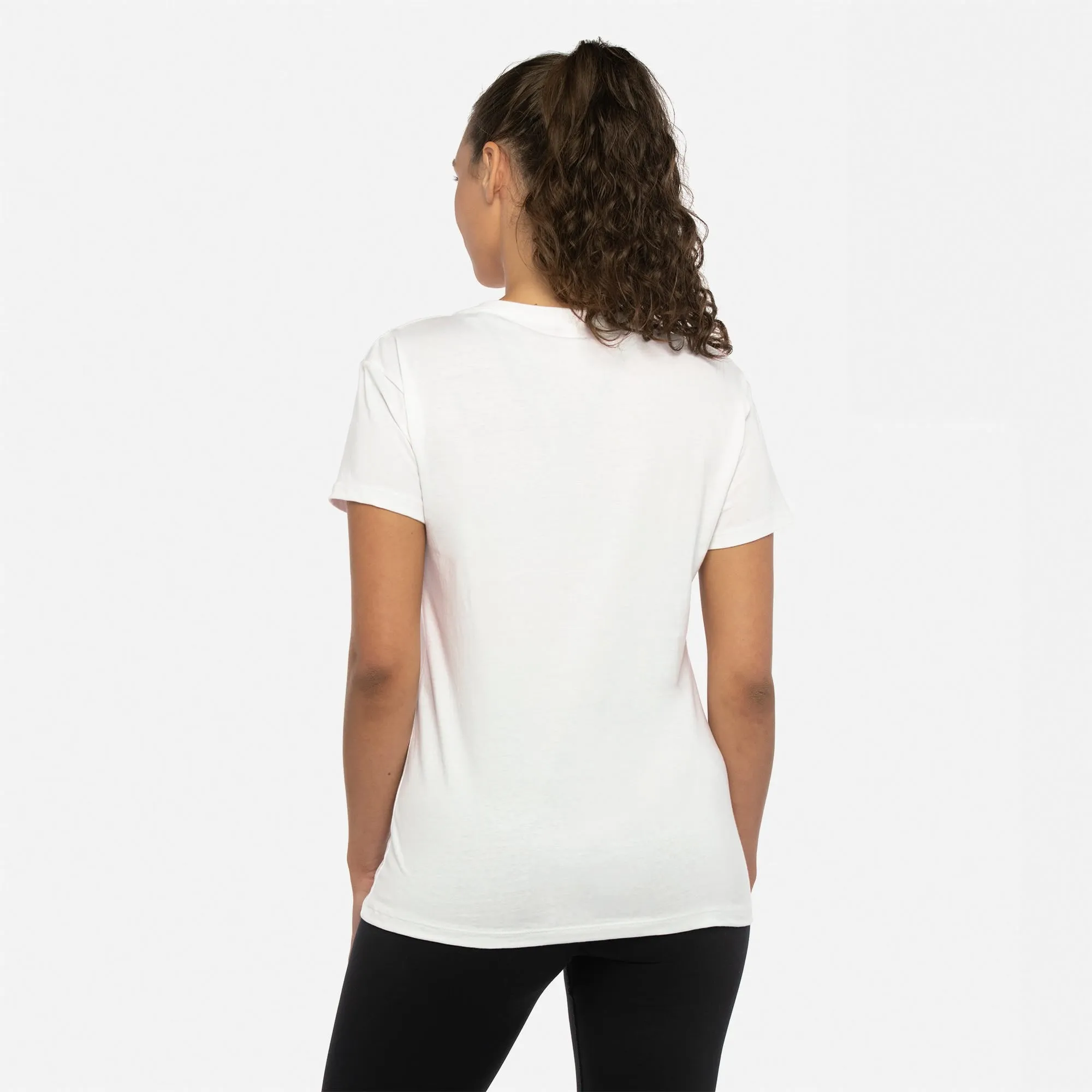 Women's Cotton V-Neck T-Shirt sold by Next Level Apparel product image thumbnail 2