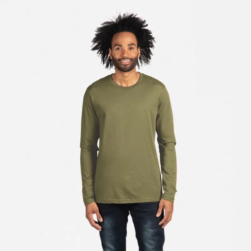 Cotton Long Sleeve T-Shirt sold by Next Level Apparel