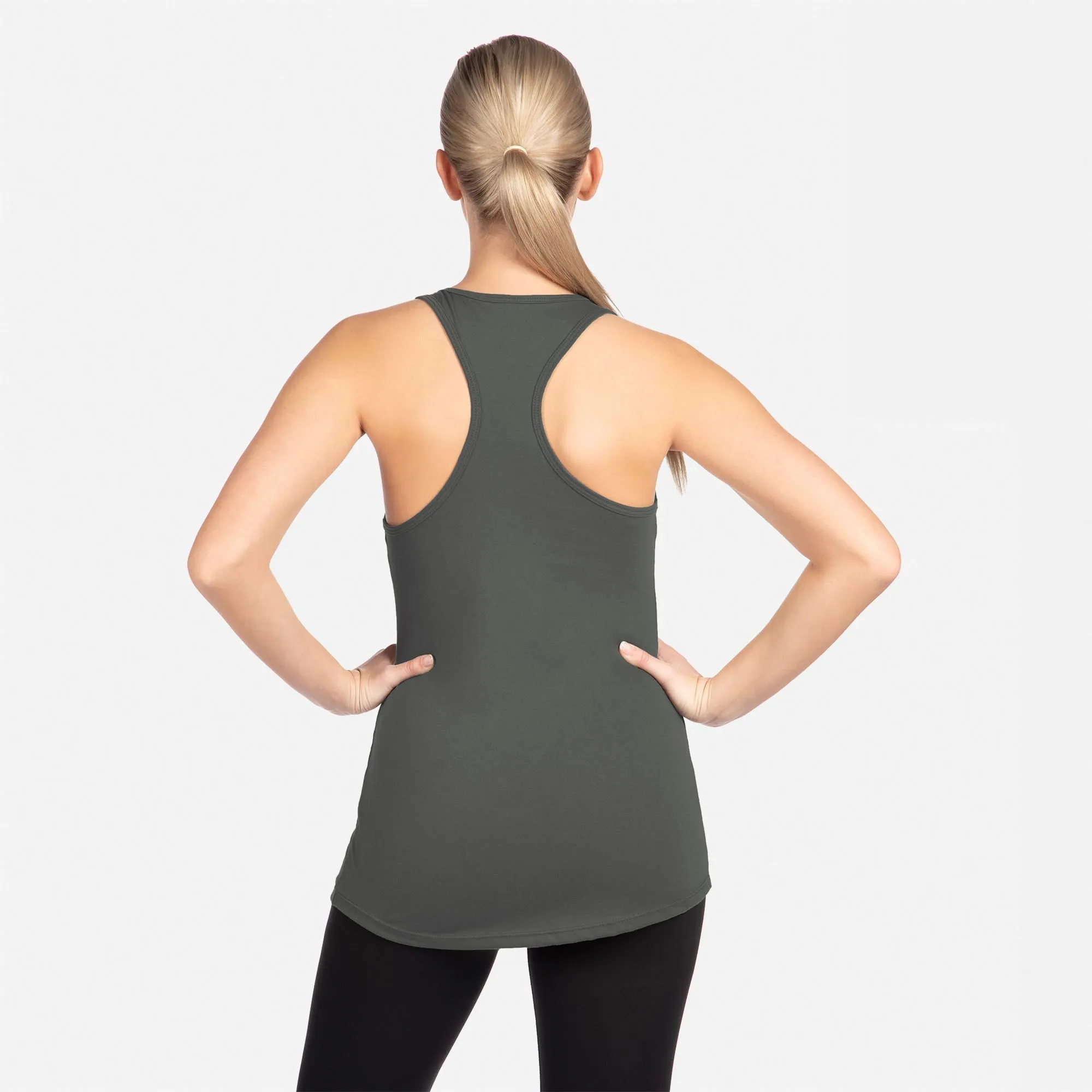 Women's Ideal Racerback Tank sold by Next Level Apparel product image thumbnail 2
