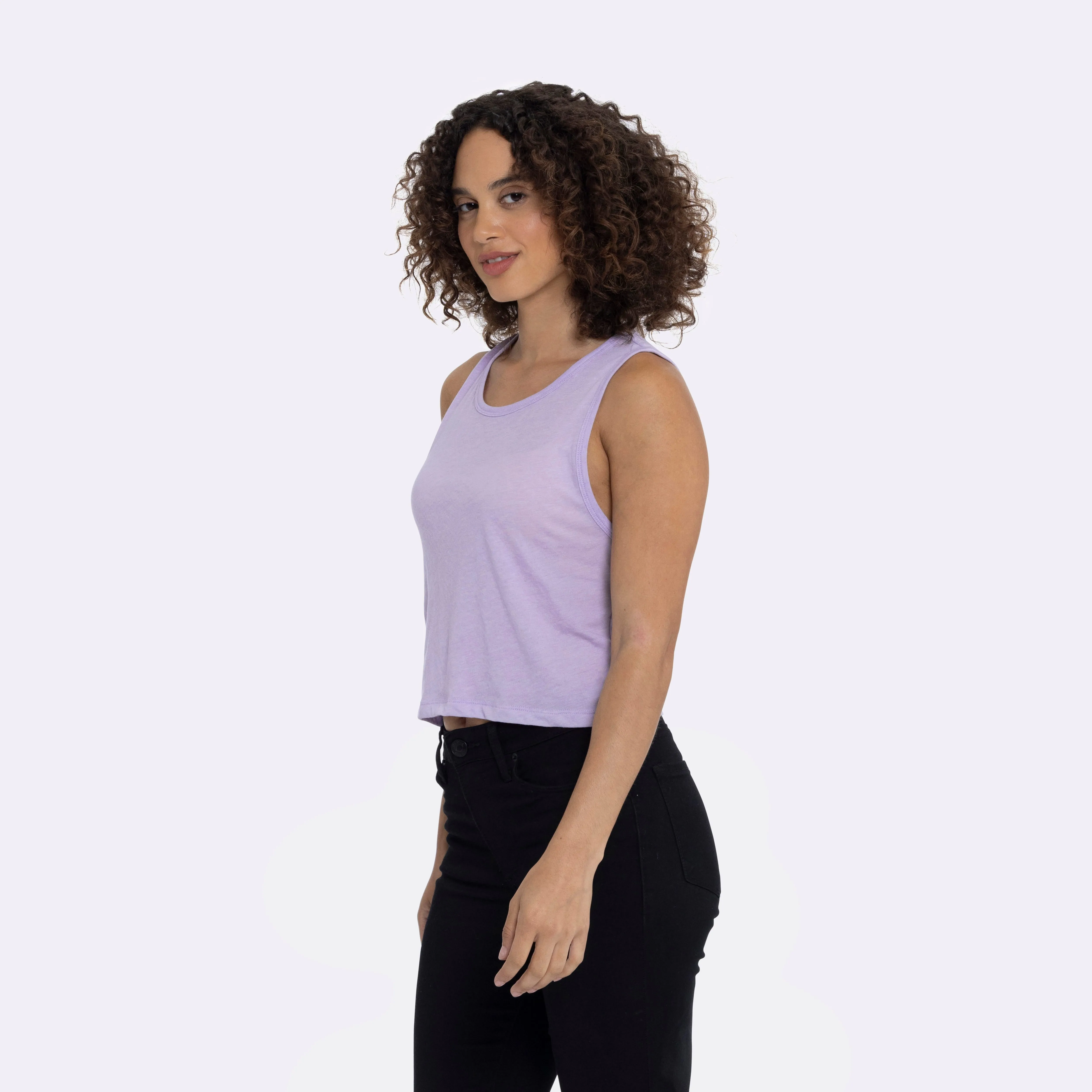 Women's Festival Cropped Tank sold by Next Level Apparel product image thumbnail 2