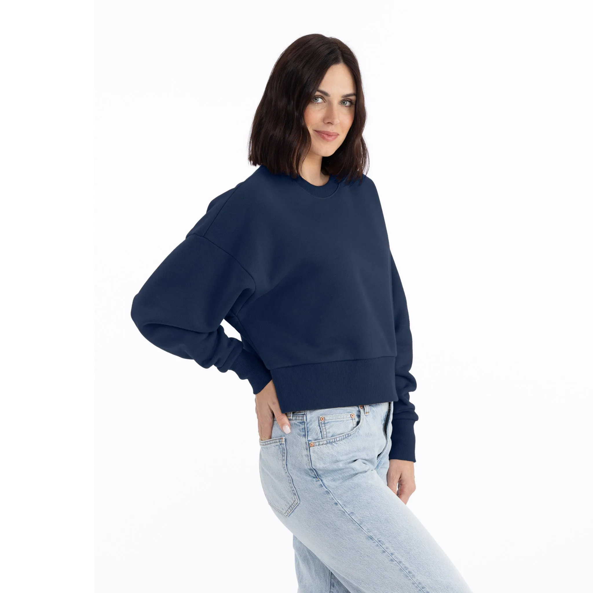 Women's Heavyweight Sweatshirt sold by Next Level Apparel product image thumbnail 3