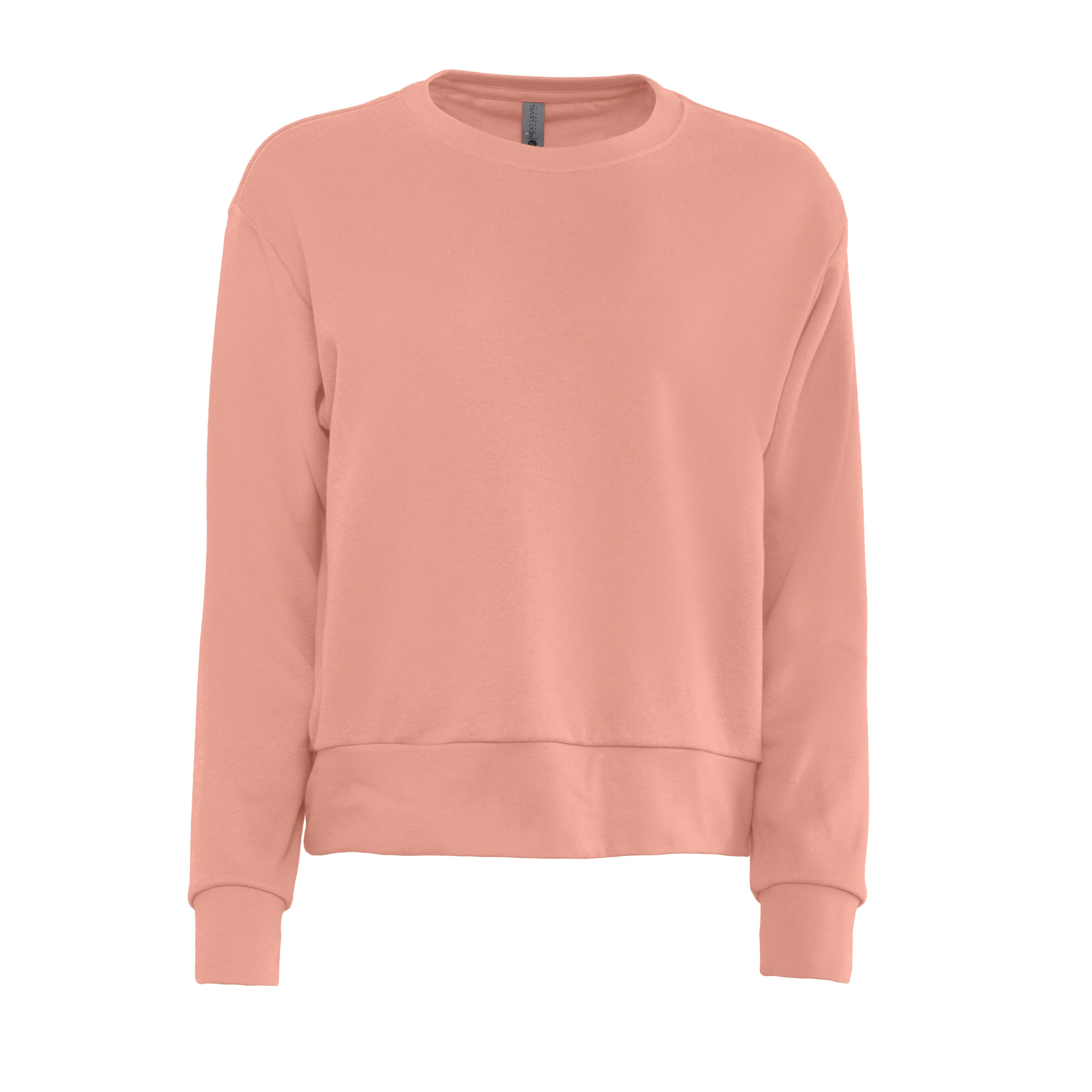 Women's Sueded French Terry Sweatshirt sold by Next Level Apparel product image thumbnail 4