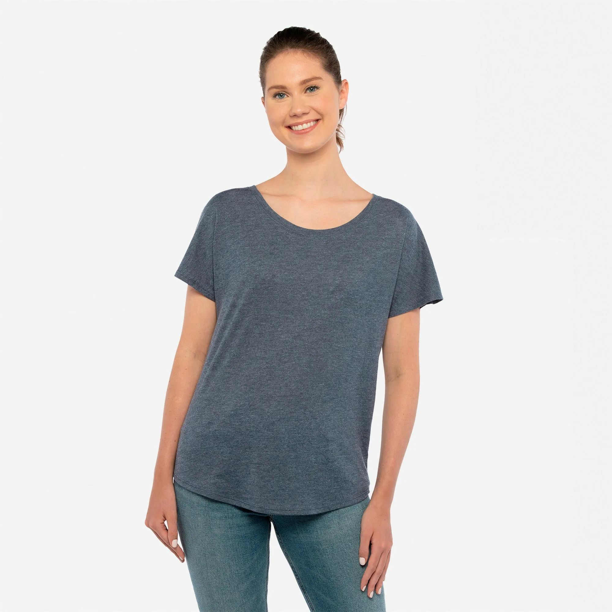 Women's Tri-Blend Dolman T-Shirt sold by Next Level Apparel