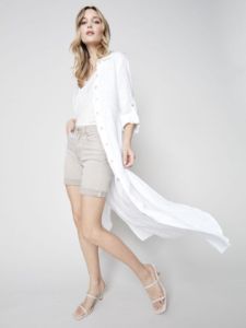 LINEN DUSTER DRESS sold by Nica