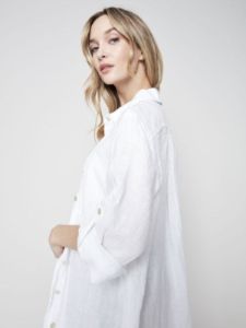 LINEN DUSTER DRESS sold by Nica
