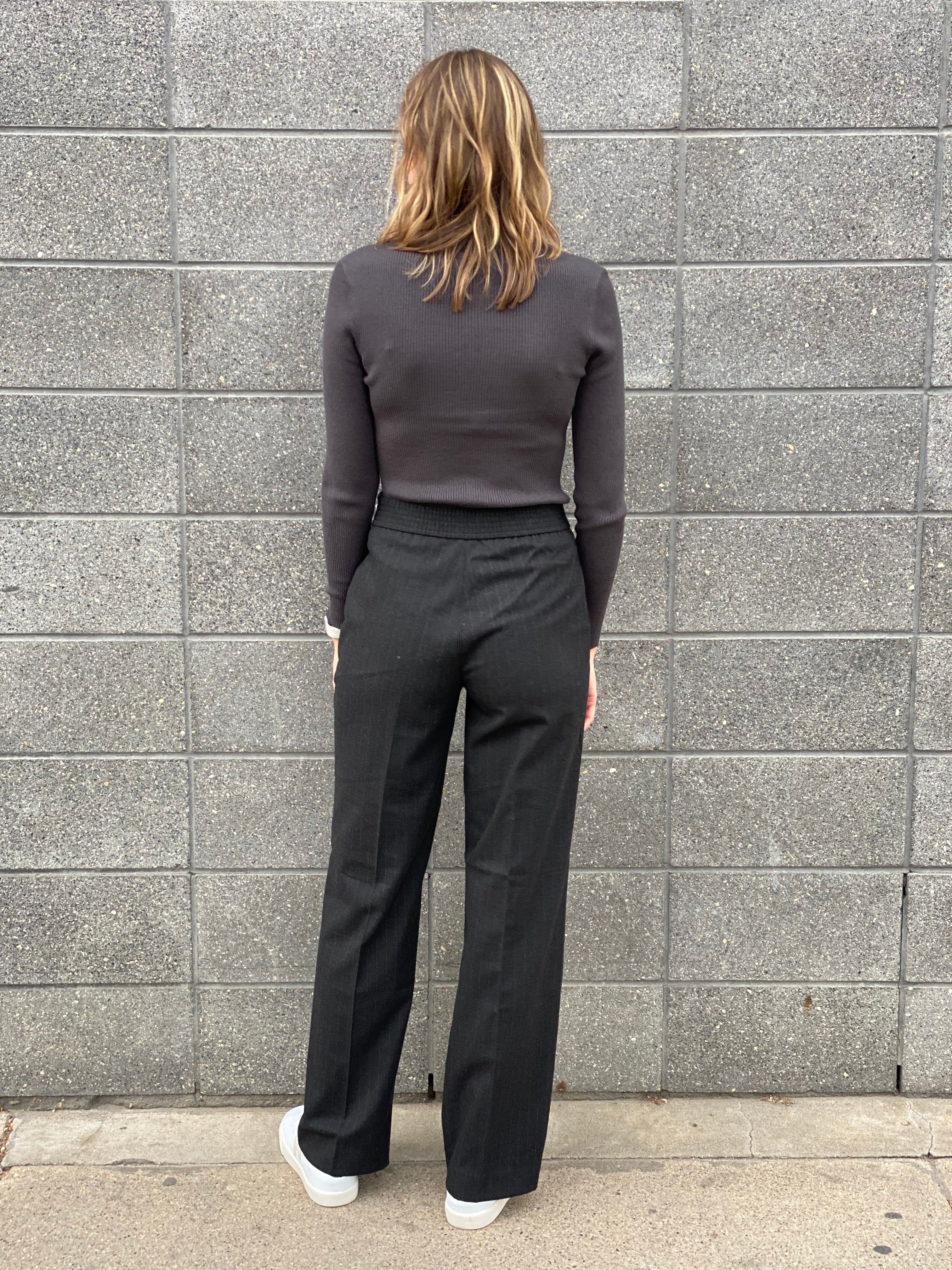 BLAKE FLANNEL FLAT FRONT TROUSER sold by Nica product image thumbnail 3