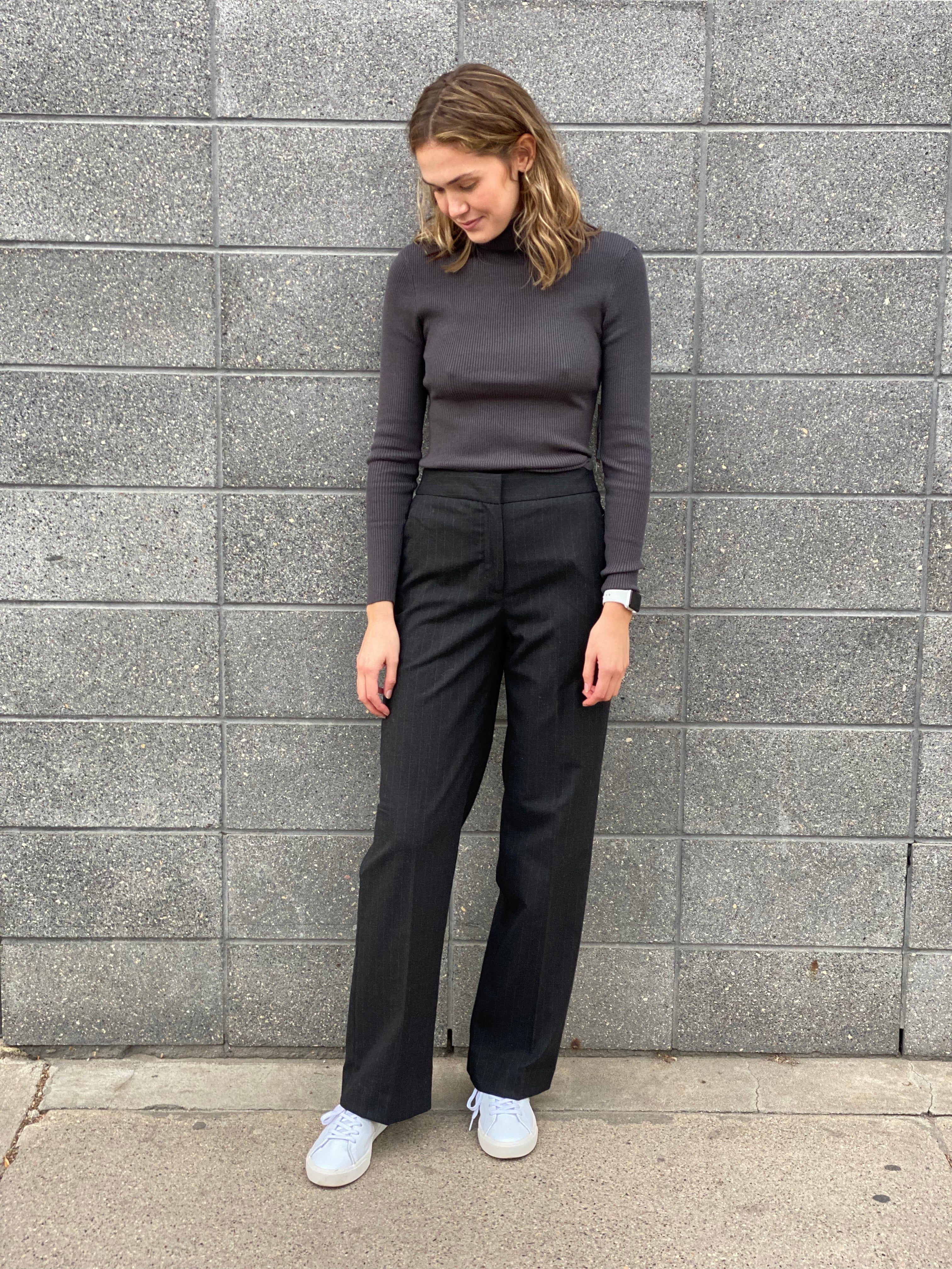 BLAKE FLANNEL FLAT FRONT TROUSER sold by Nica product image thumbnail 2